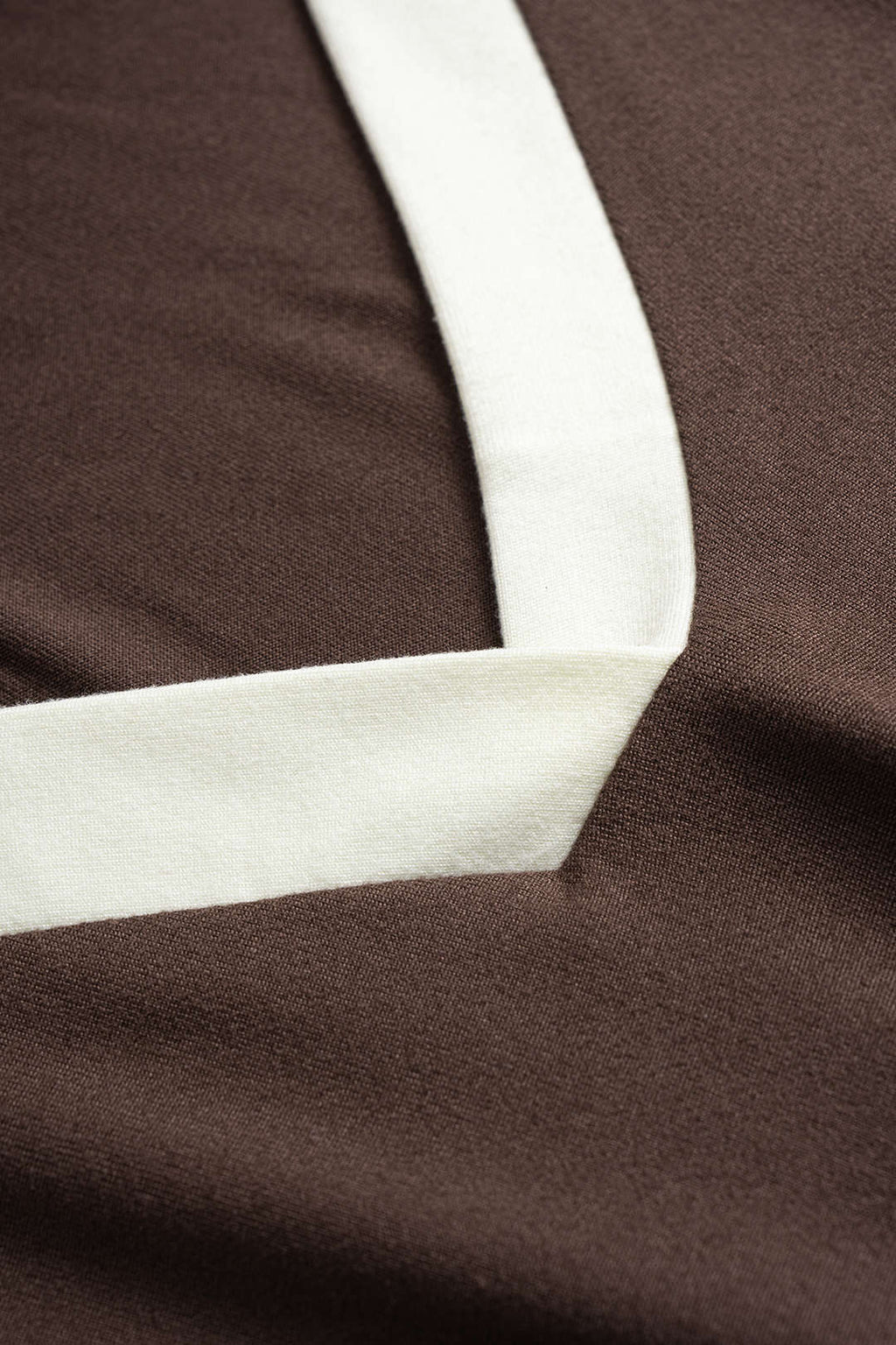 Contarst Polo Long-Sleeve Top