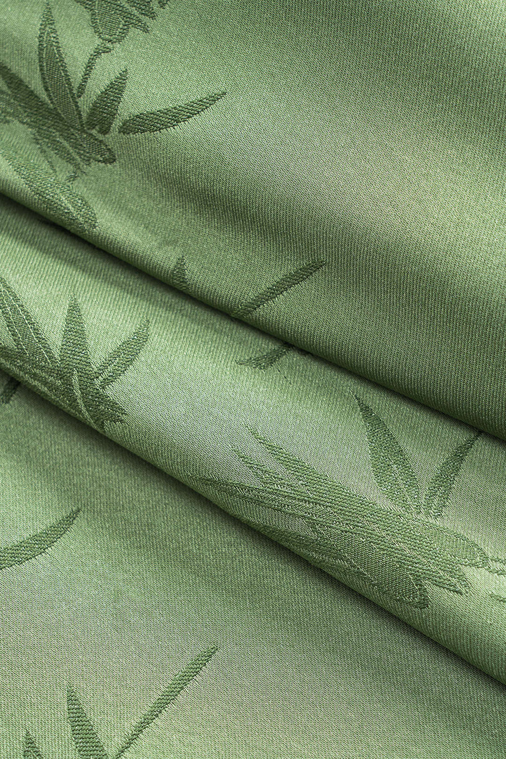 חצאית ז'קארד עם קפלים וקשירה מלפנים 