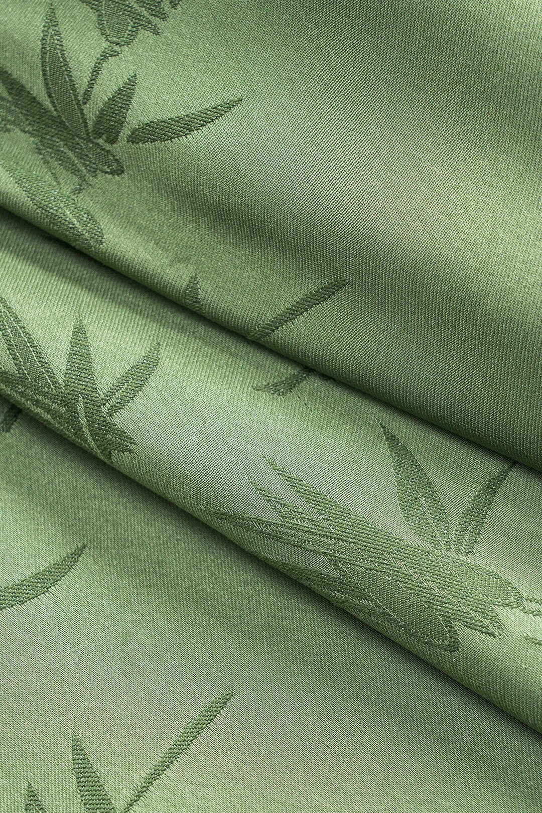 חצאית ז'קארד עם קפלים וקשירה מלפנים 