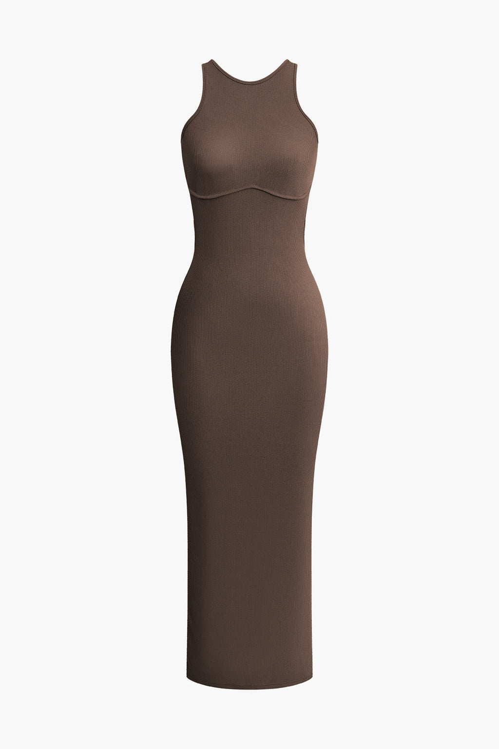 Vestido Elegante Midi Detalle Espalda Con Aberturas Largas