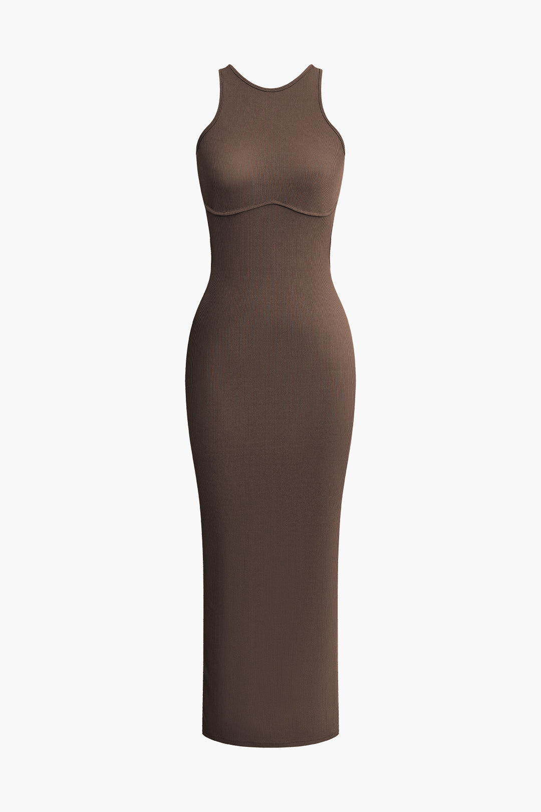 Vestido Elegante Midi Detalle Espalda Con Aberturas Largas