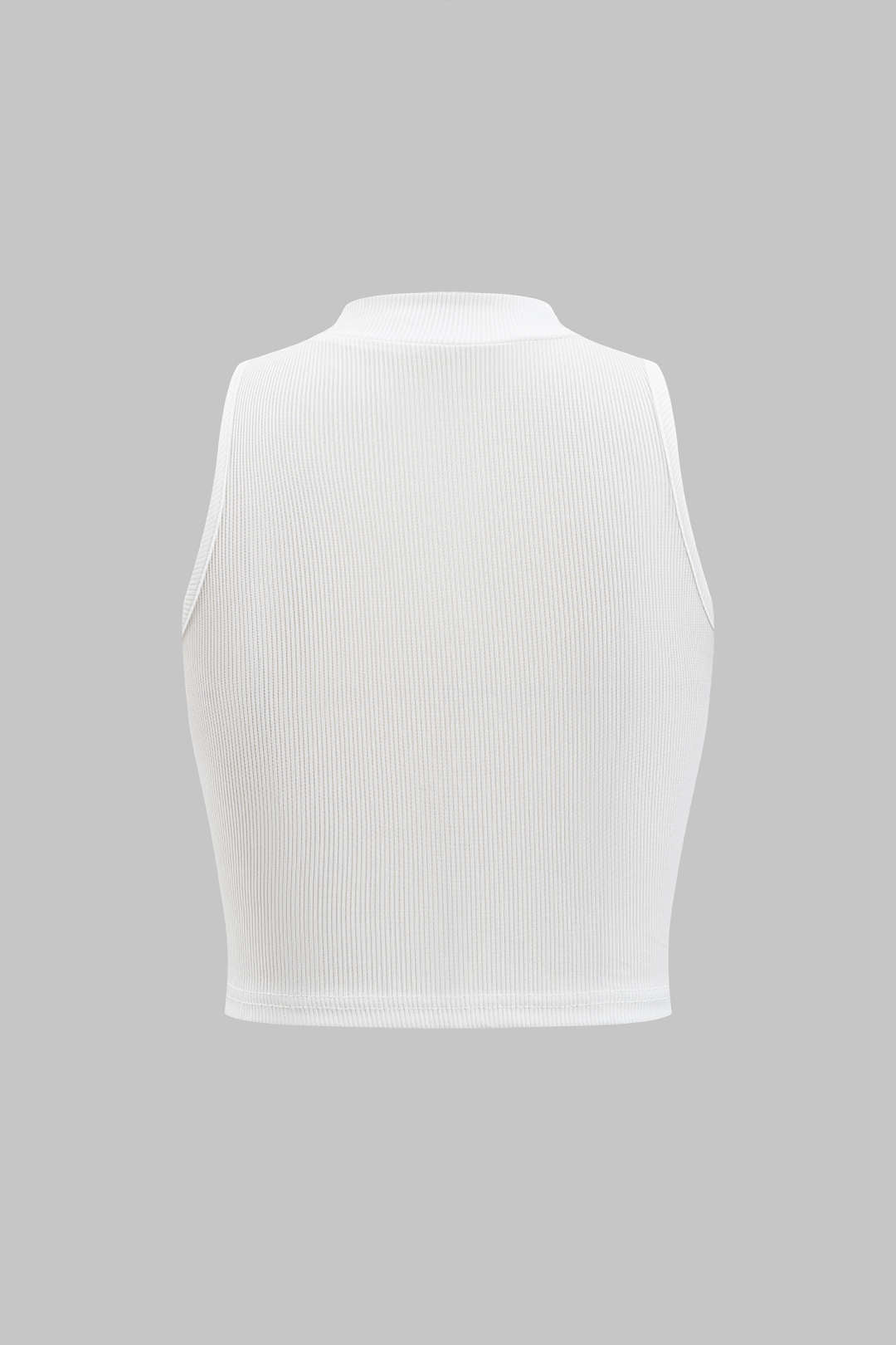 Camiseta Texturizada Sin Mangas Para Uso Diario Elegante