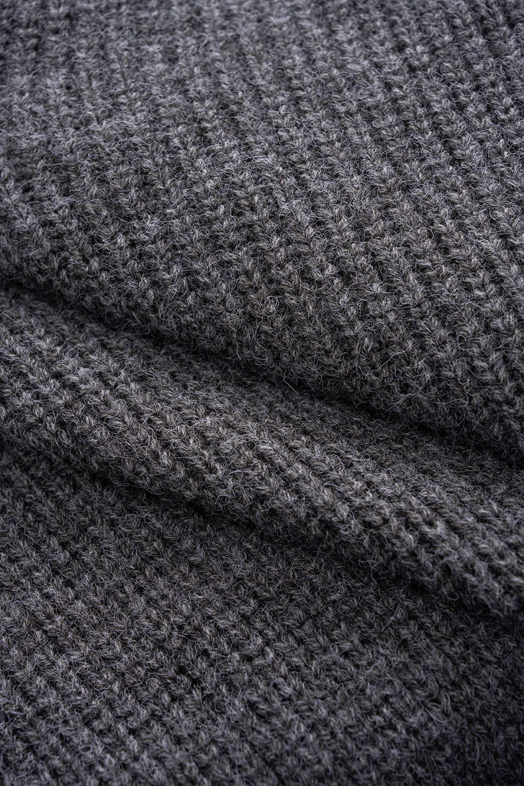 Knit Lapel Belted Long Sleeve Dress