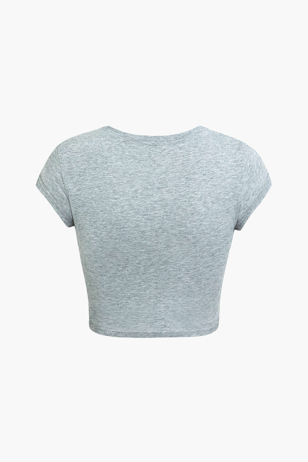Camiseta Unisex Impresión a Mano Cuello Redondo Manga Corta