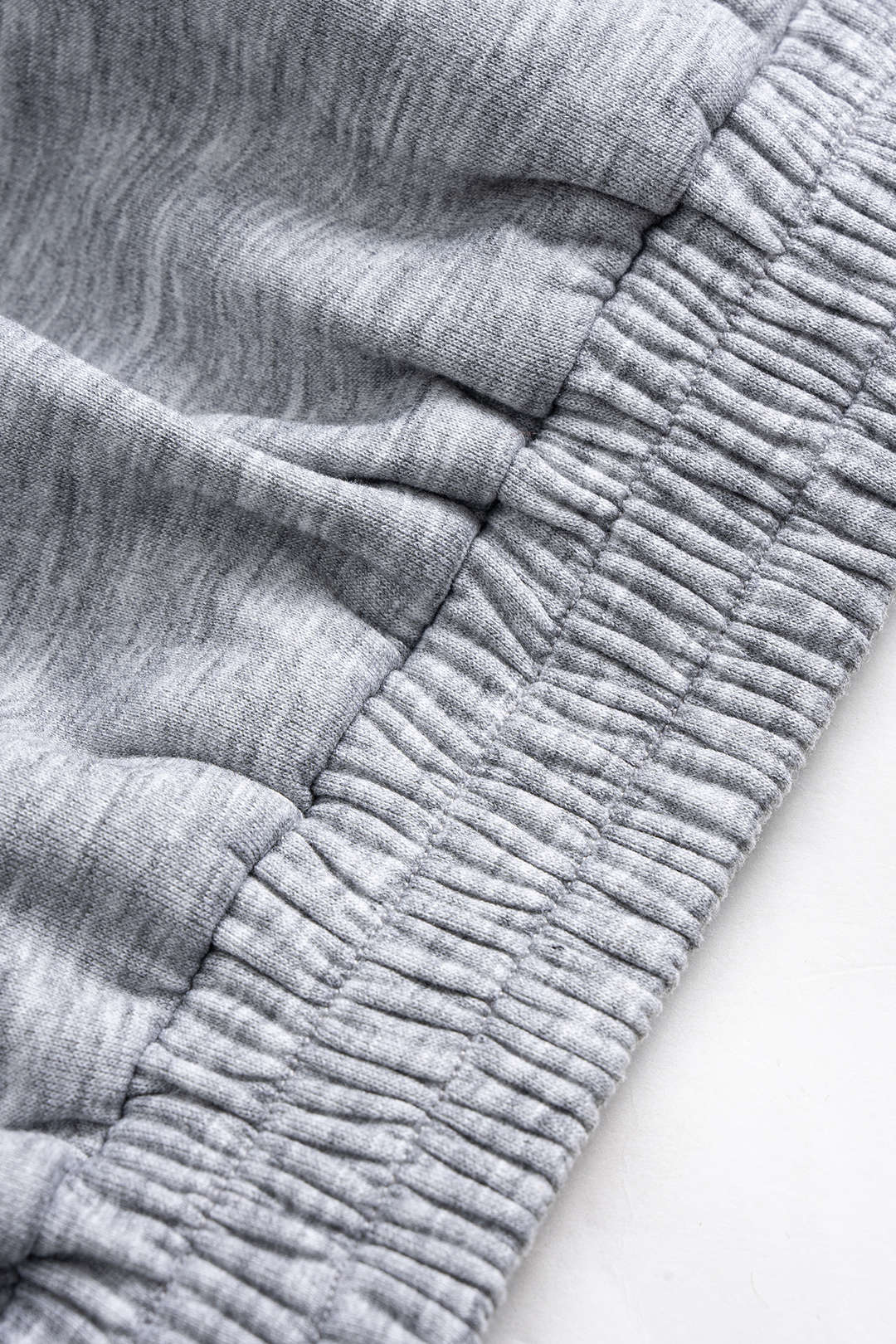 Drawstring Ruched Round Neck Sweatshirt