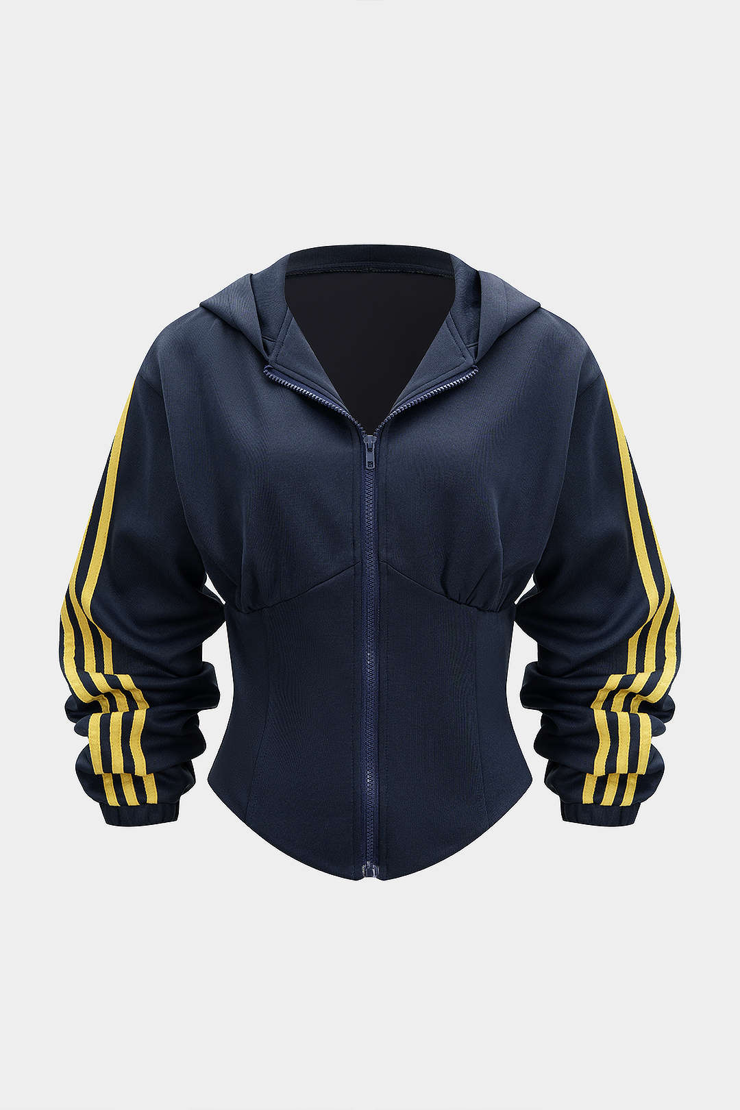 קפוצ'ון עם רוכסן ניגודי 