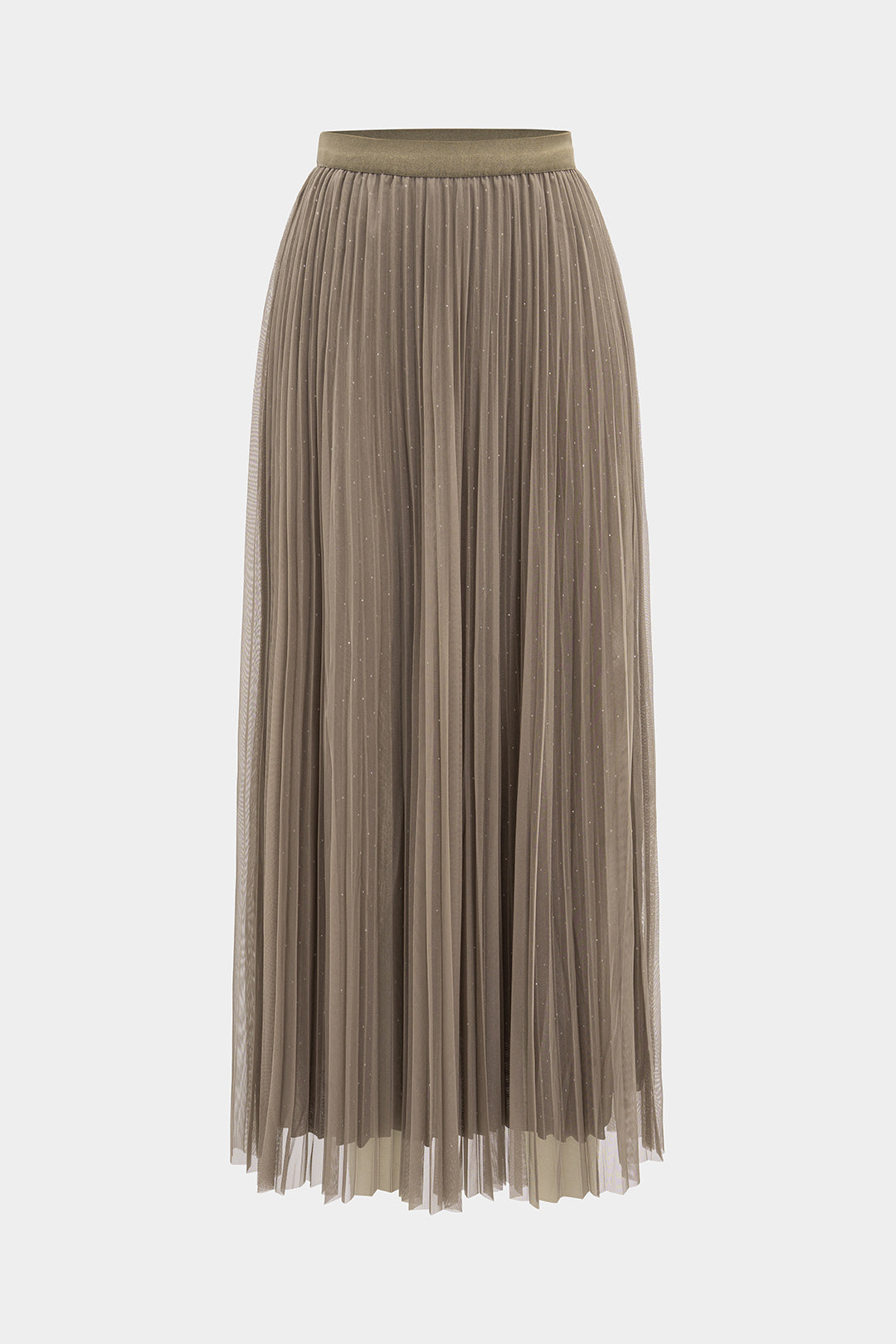 חצאית גבוהה עם רשת ואבני חן 