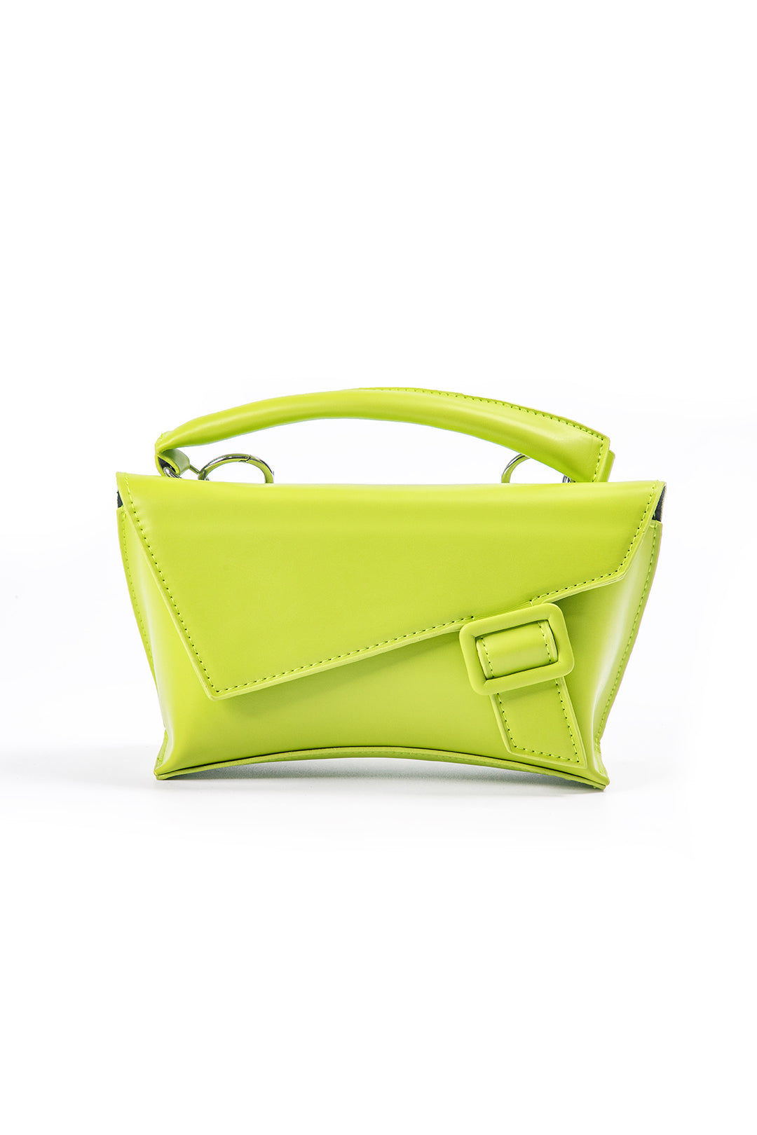 Bolso Bandolera Tote Cuero Sintético Metalizado Para Mujer