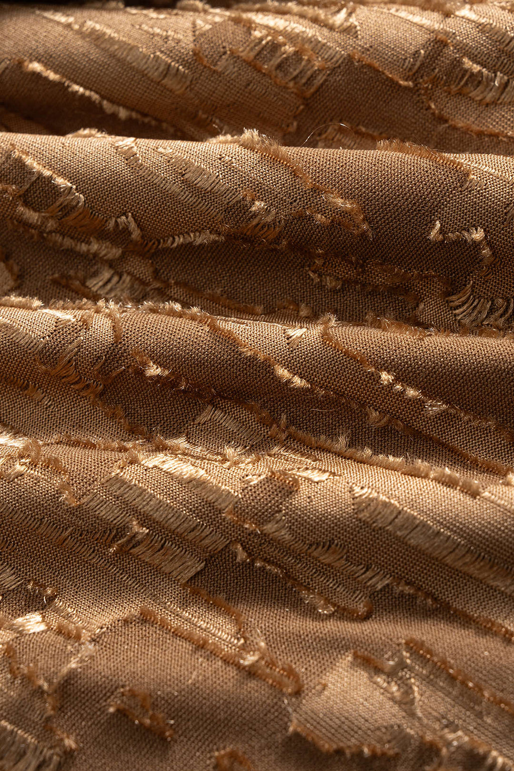 Metallic Button Ripped Patchwork Long Sleeve Bodysuit