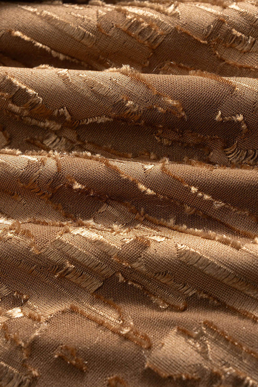 Metallic Button Ripped Patchwork Long Sleeve Bodysuit