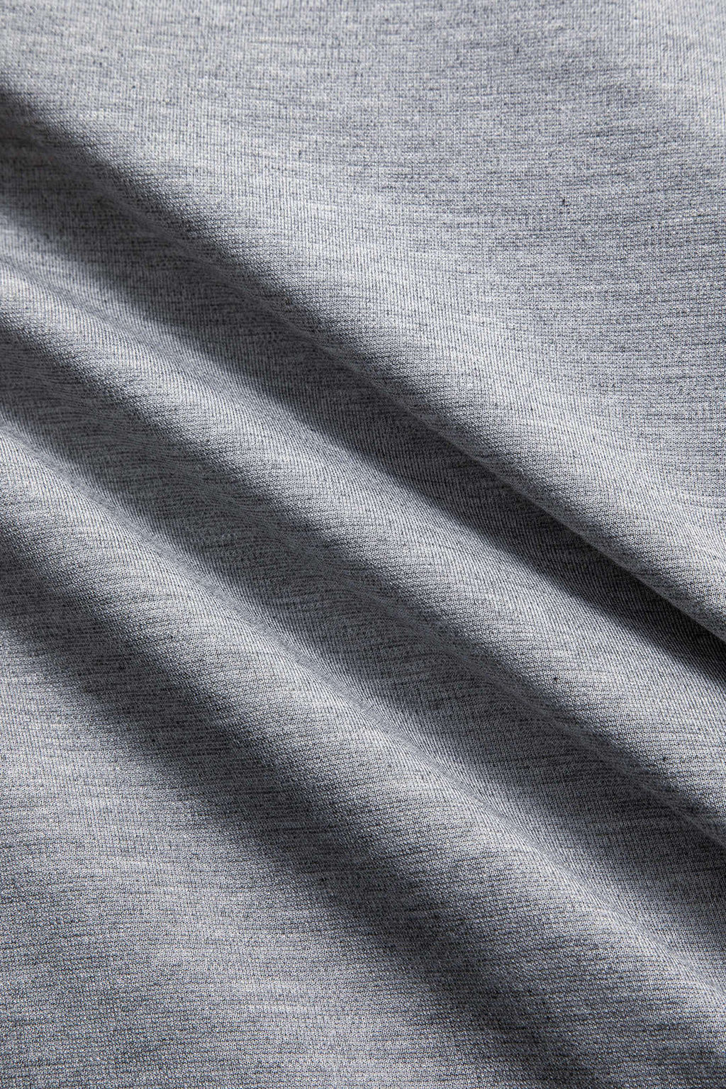 Ruched Slit Round Neck Long Sleeve Midi Dress