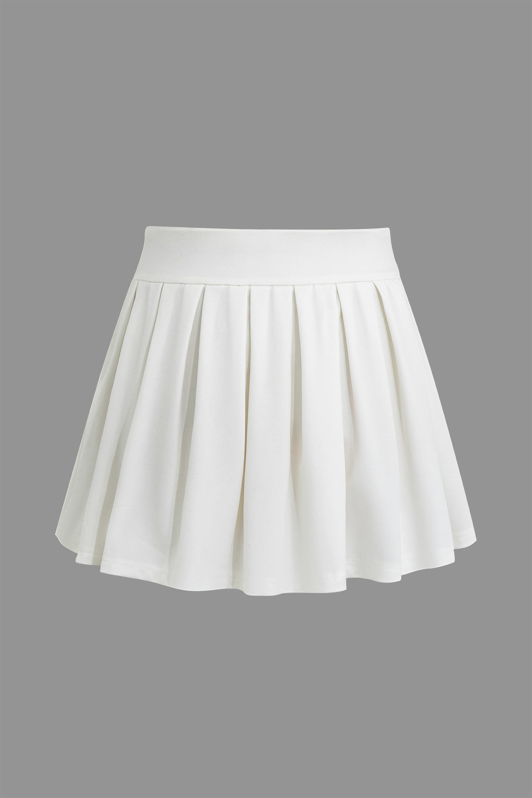 Conjunto Dos Piezas Chaleco Detalle Escote Y Falda Plisada