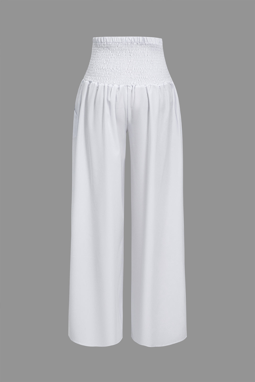 Conjunto Dos Piezas Top Volantes Y Pantalón Pierna Ancha