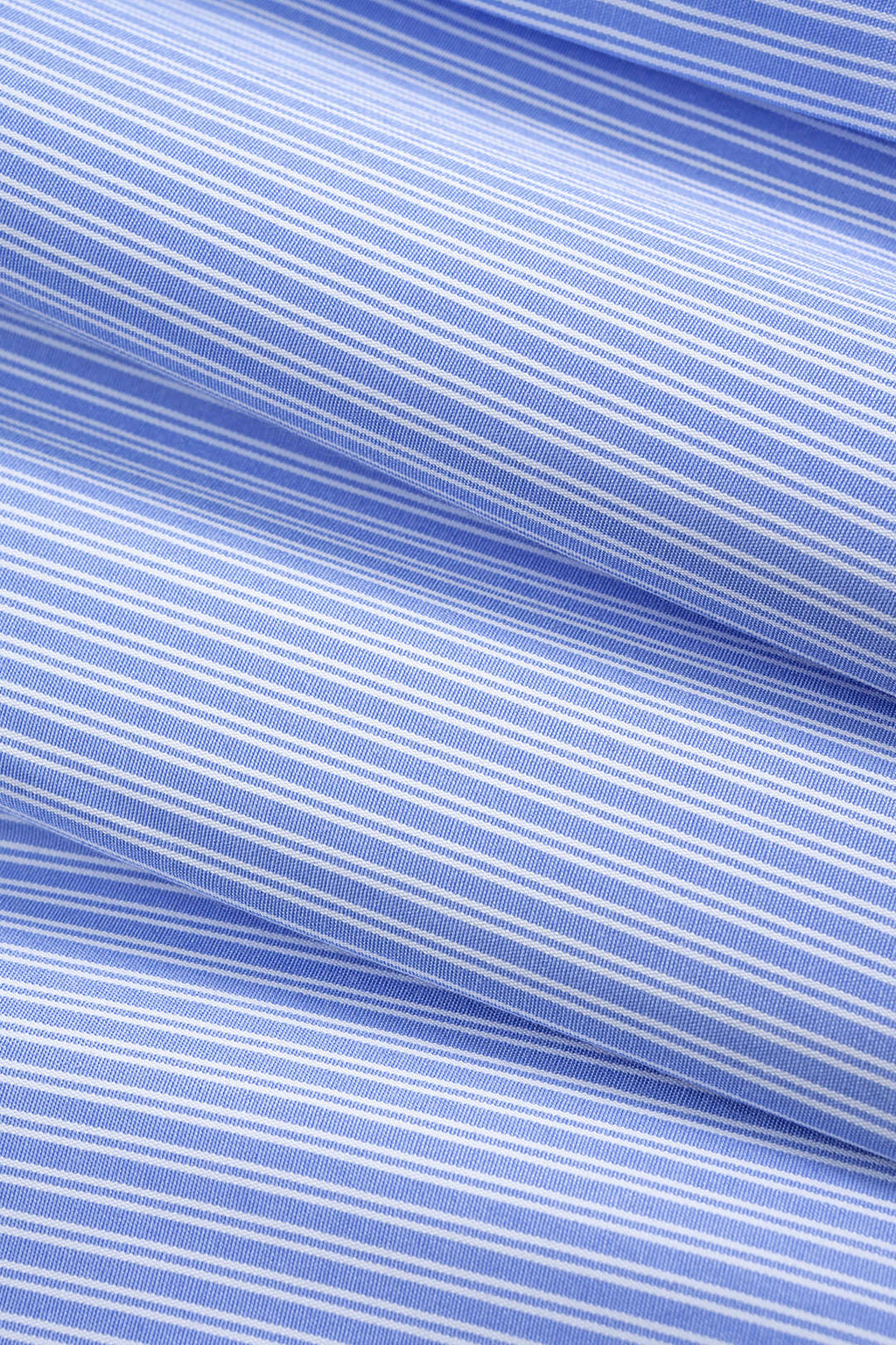 Stripes Print Belted Long-Sleeve Shirt