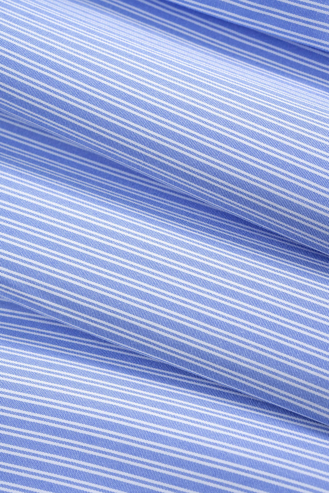 Stripes Print Belted Long-Sleeve Shirt