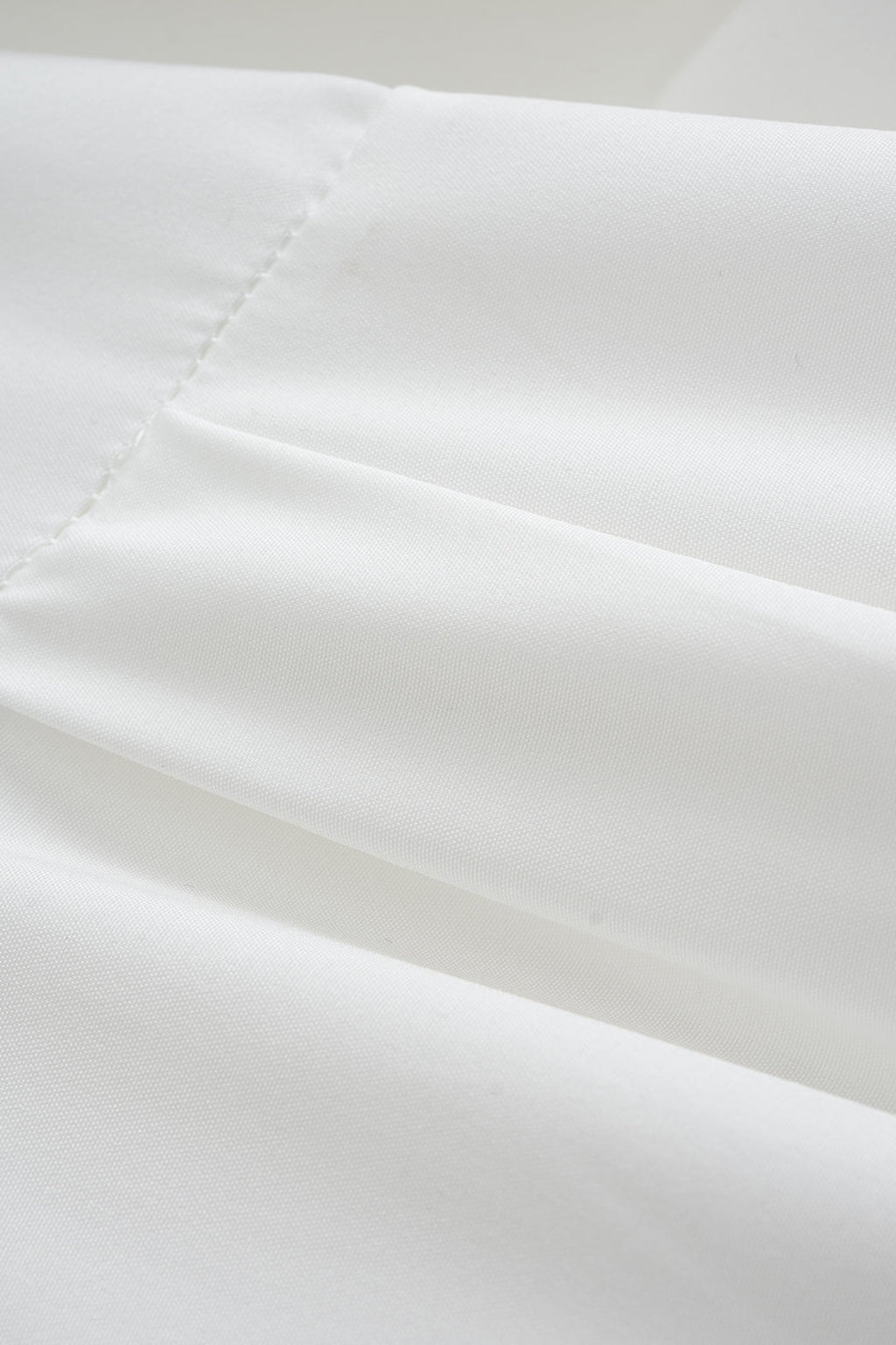 Ruched Tie-Back Long-Sleeve Shirt