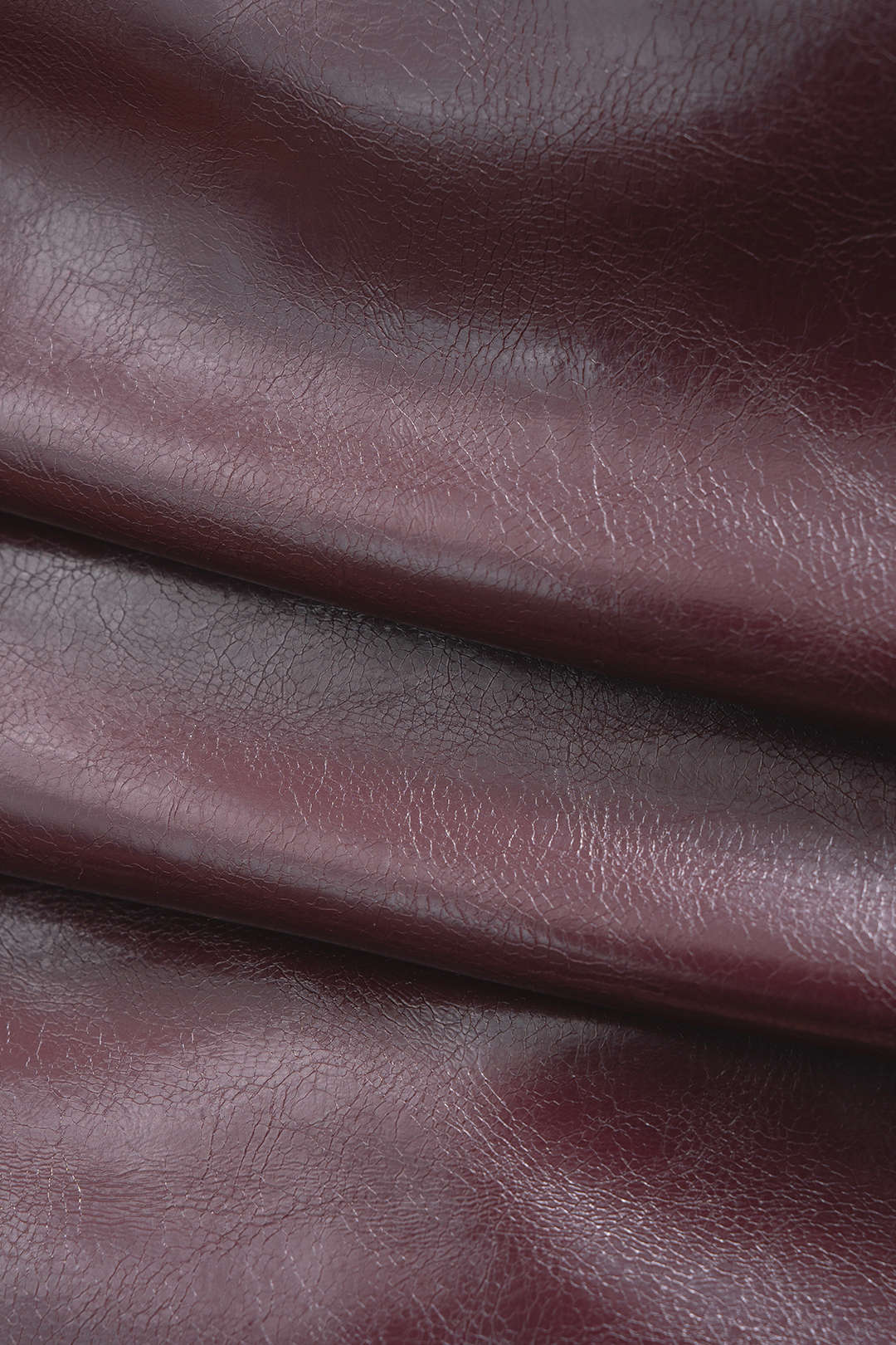 Faux Leather Patchwork Mock Neck Ruched Long Sleeve Maxi Dress