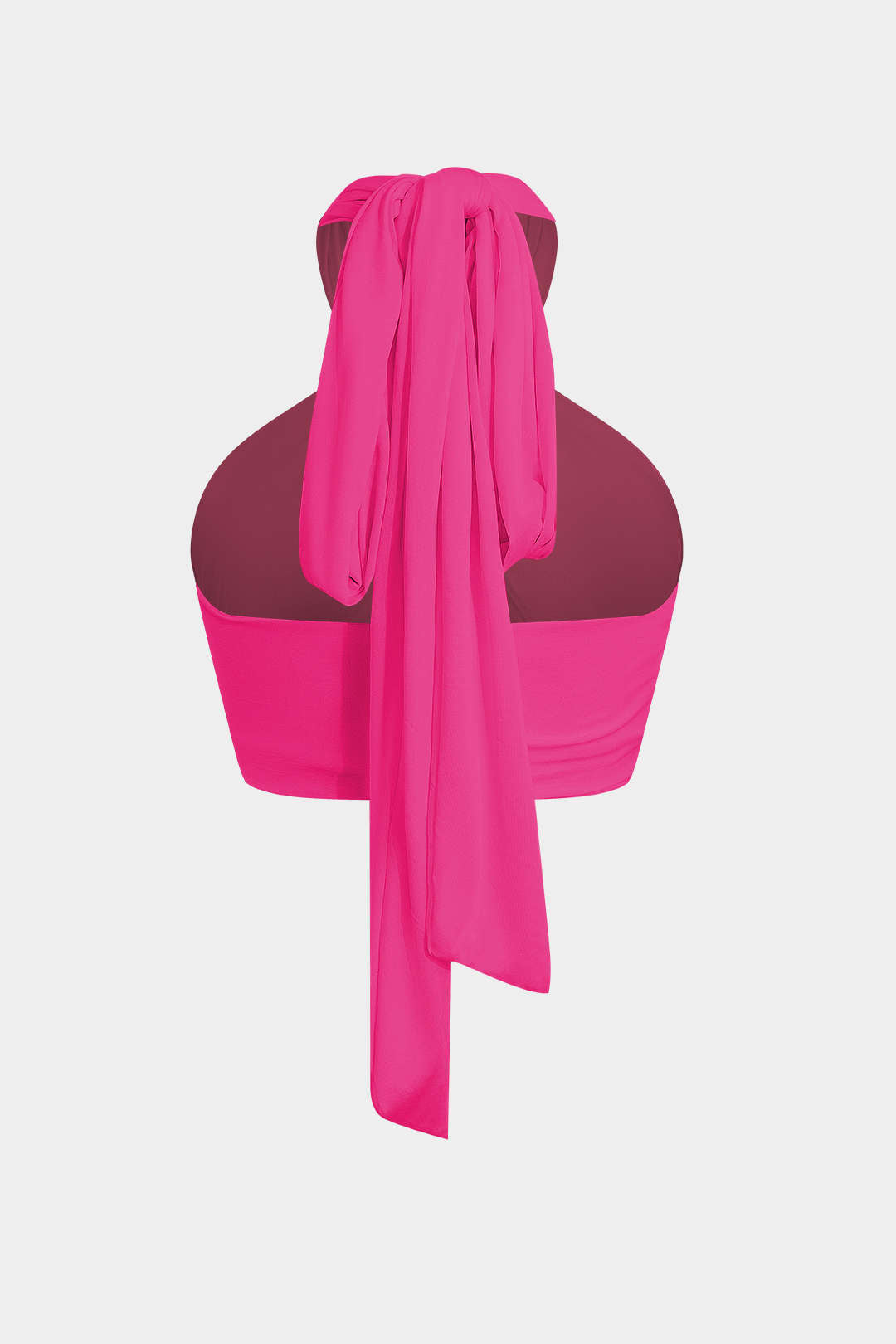 Top Halter Con Tirantes Espalda Cruzada Para Mujer Diario