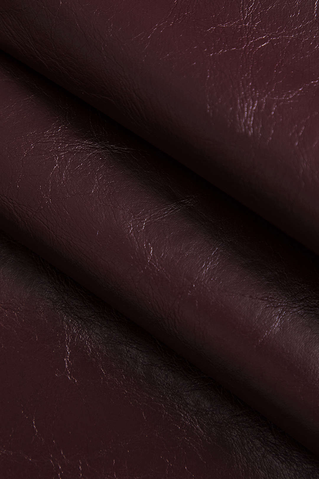 Basic Solid Faux Leather Midi Skirt