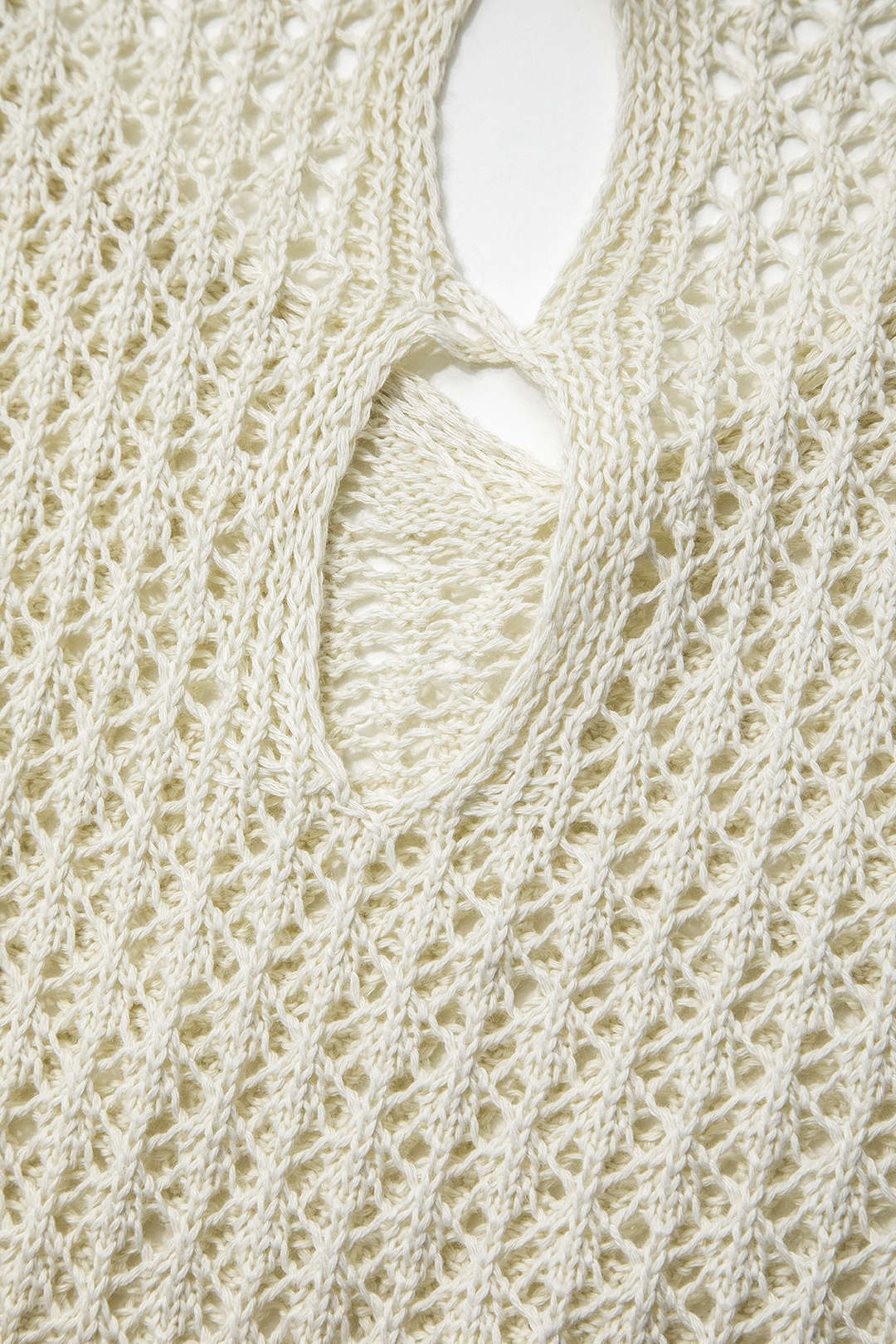 Knitted Cut Out Backless Long Sleeve Mini Dress