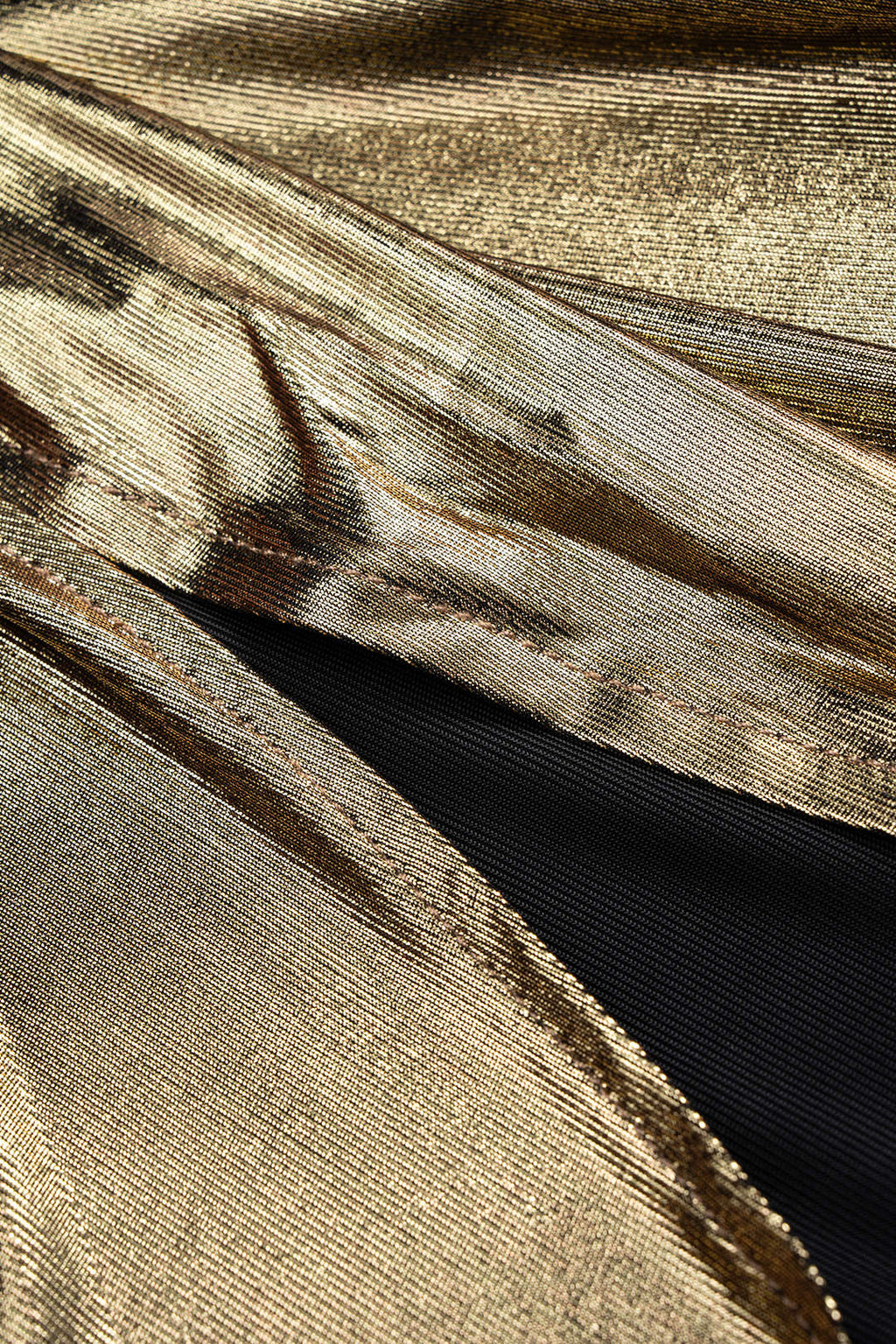 Deep V-Neck Ruched Long Sleeve Maxi Dress