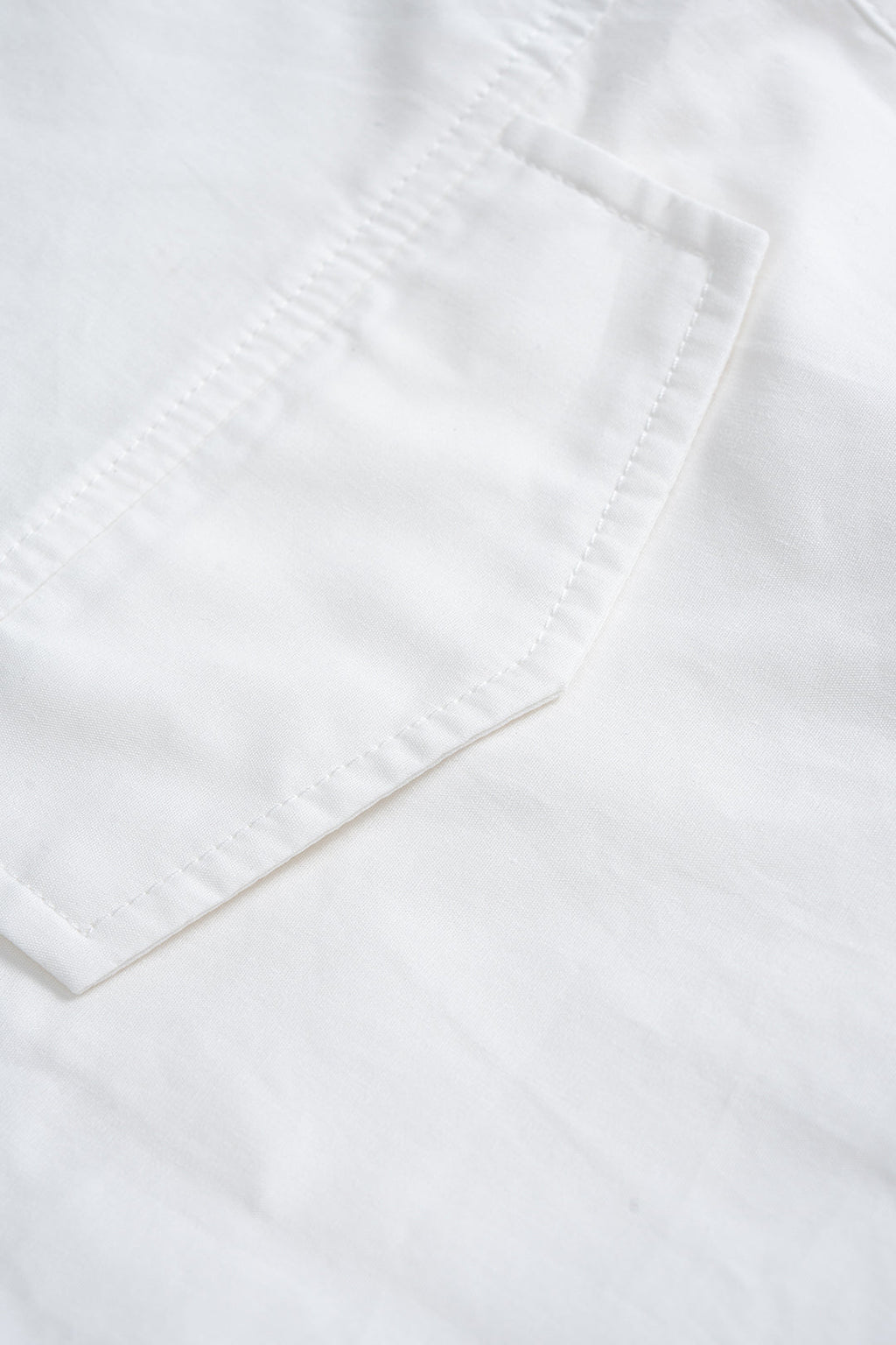 Solid Button Pocket Long-Sleeve Shirt