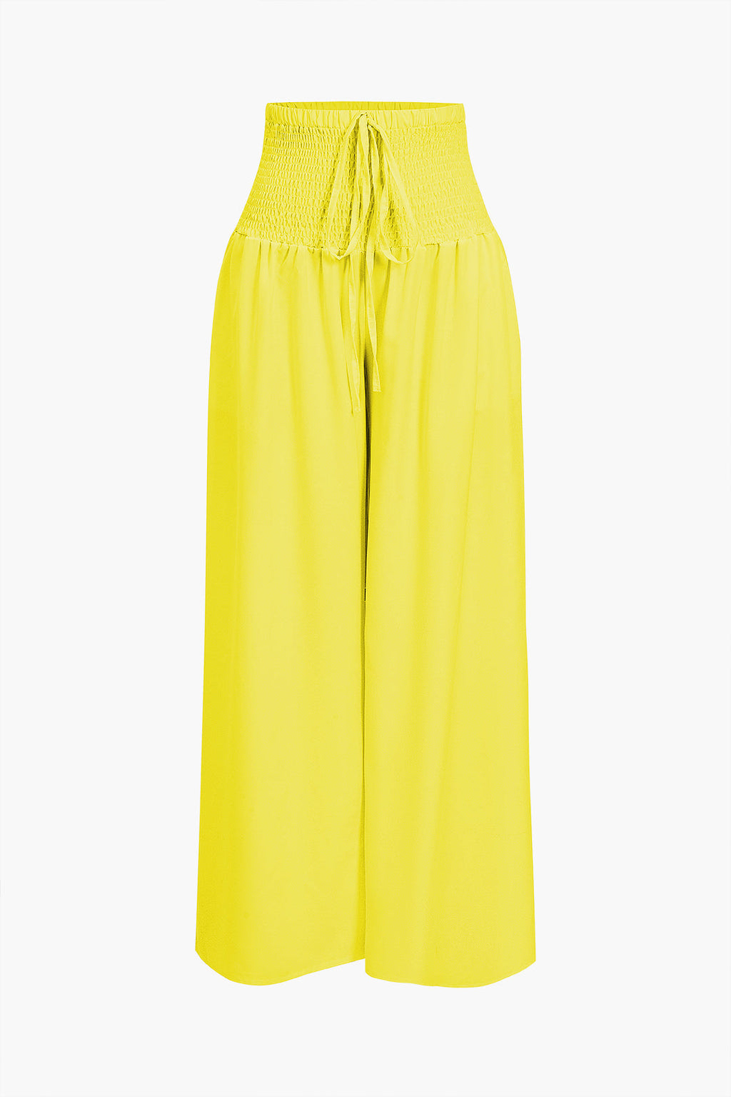 Conjunto Dos Piezas Top Volantes Y Pantalón Pierna Ancha