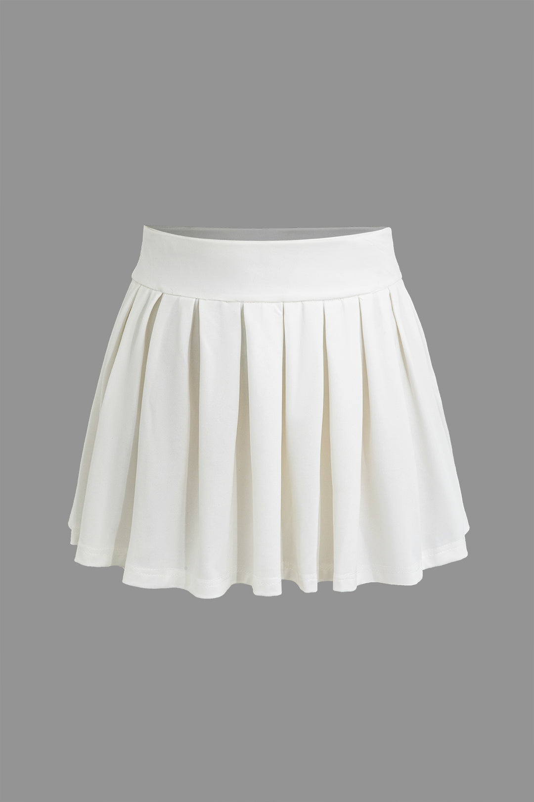 Conjunto Dos Piezas Chaleco Detalle Escote Y Falda Plisada