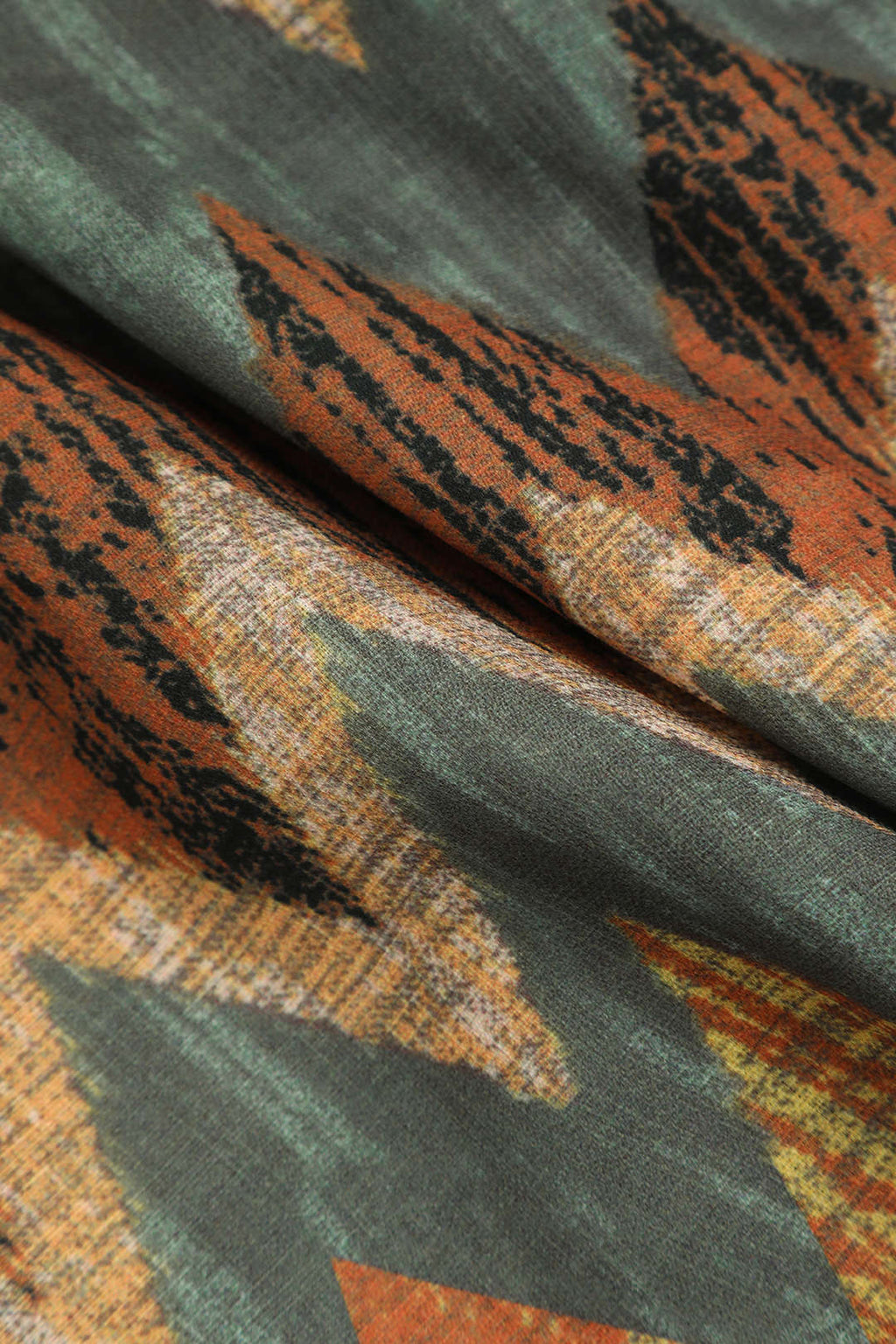 חצאית מיני עם קשרים מודפסים 