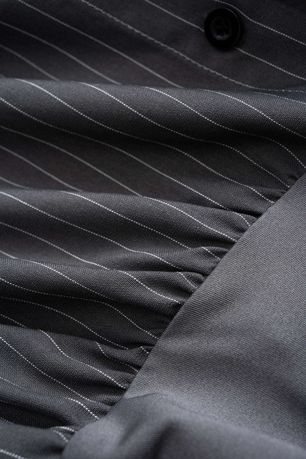 Stripes Print Button Long Sleeve Bodysuit