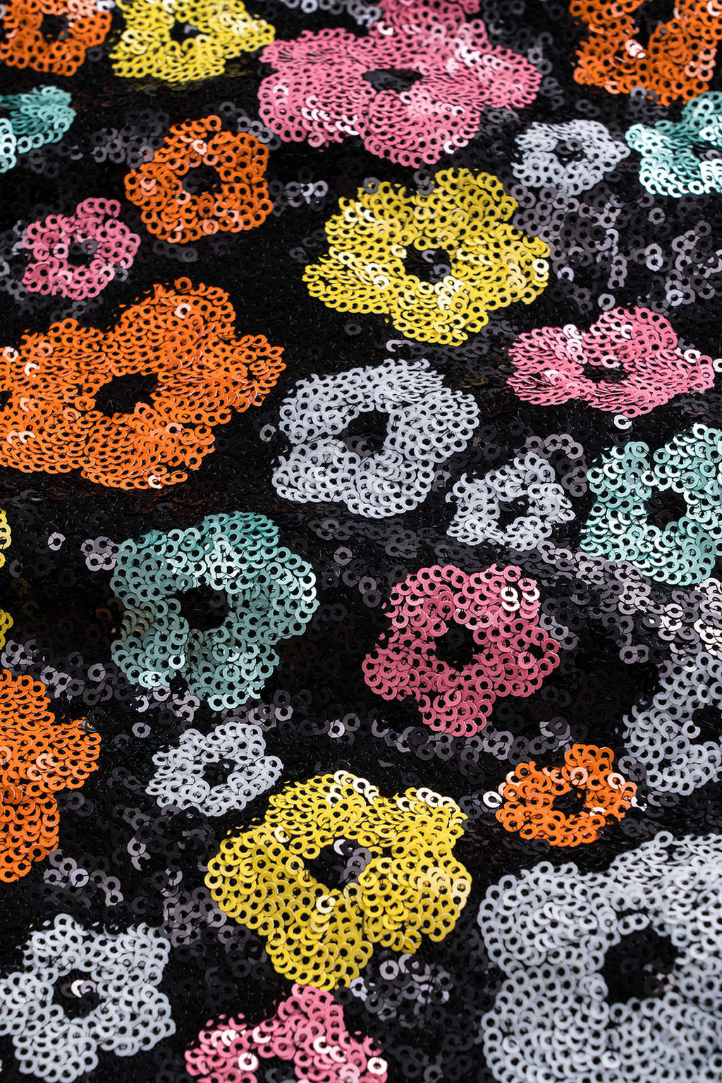 חצאית מיני עם רוכסן ונצנצים 