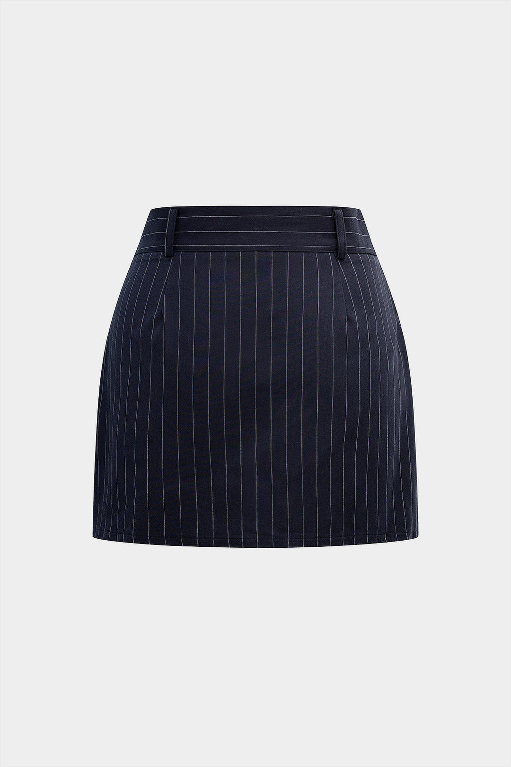 חצאית גבוהה עם הדפס פסים 