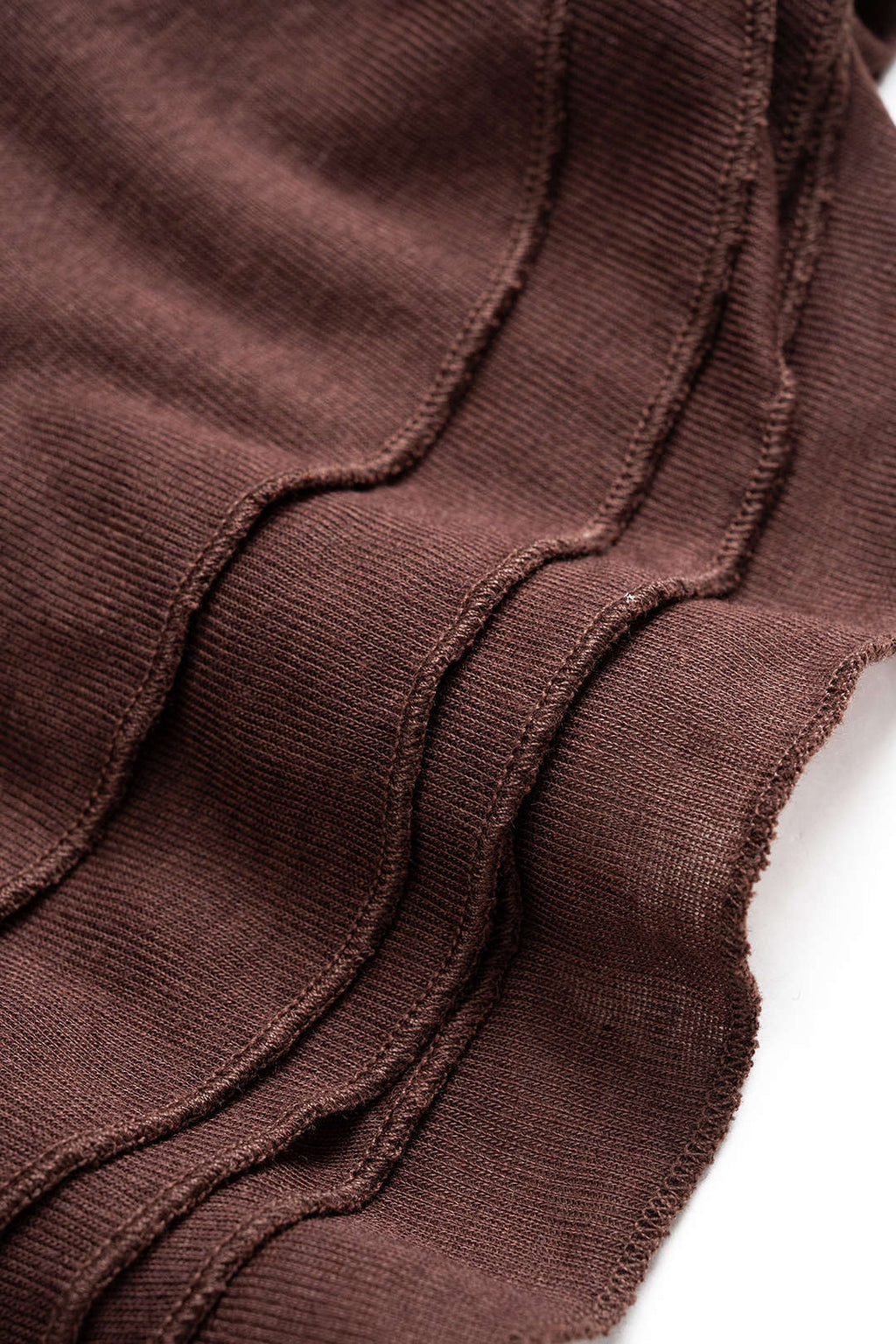 Solid Ruffel Ruched V-Neck Long Sleeve Mini Dress