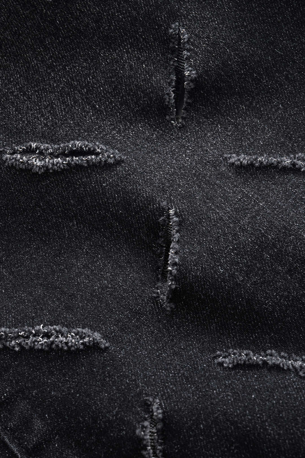 Vaqueros Denim Pierna Ancha Con Desgaste Y Bolsillos Botón