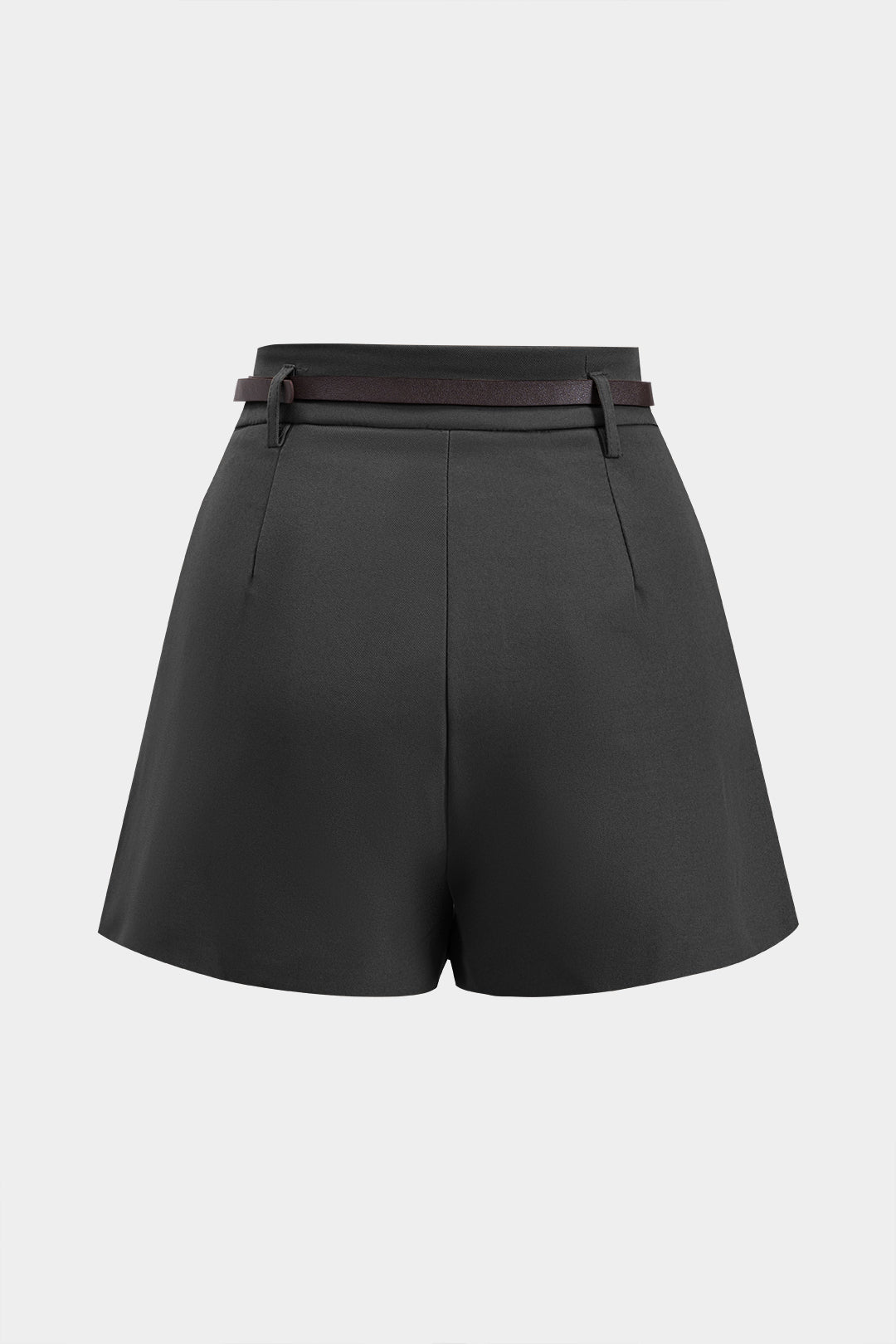 Shorts Con Cinturón Y Bolsillos Para Uso Diario Elegantes