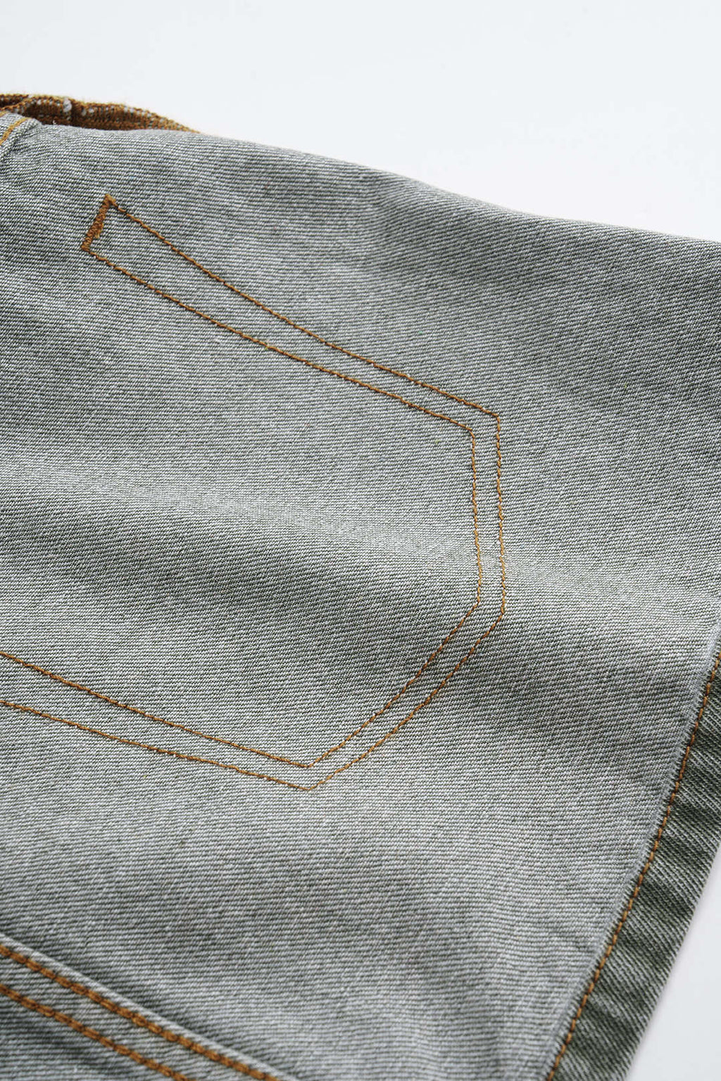 Falda Denim Reversible con Bolsillos Mini de Uso Diario