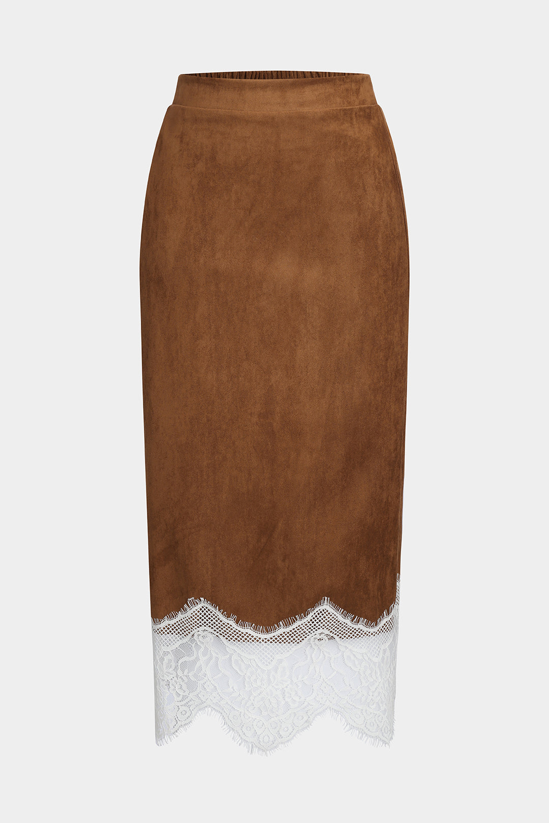 חצאית טלאים תחרה זמש של פקסו 