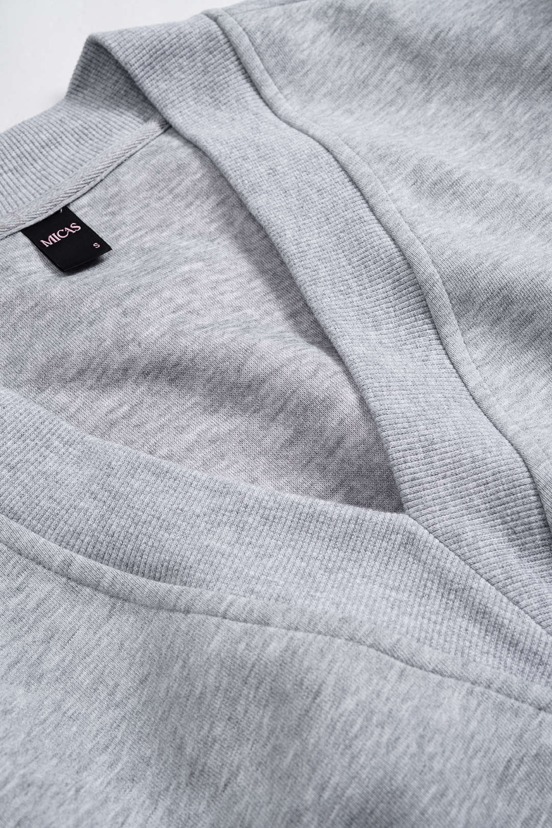 V-Neck Waist Long Sleeve Mini Dress