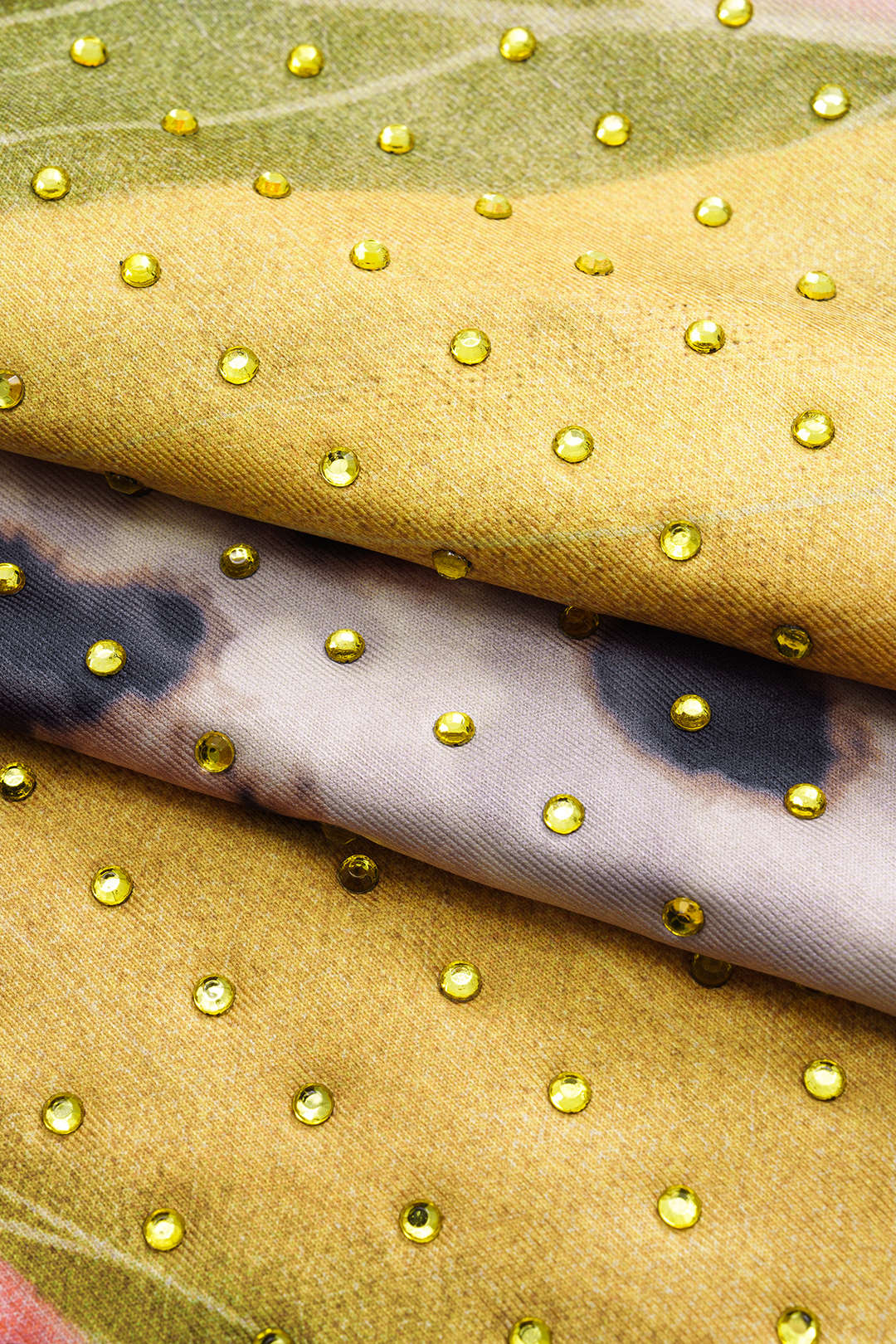 חצאית עם ריסים בדוגמת נמר