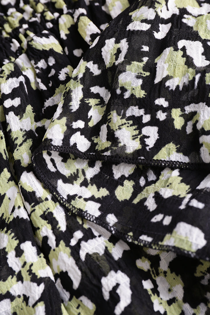 טופ שיפון עם כתפיים פתוחות 