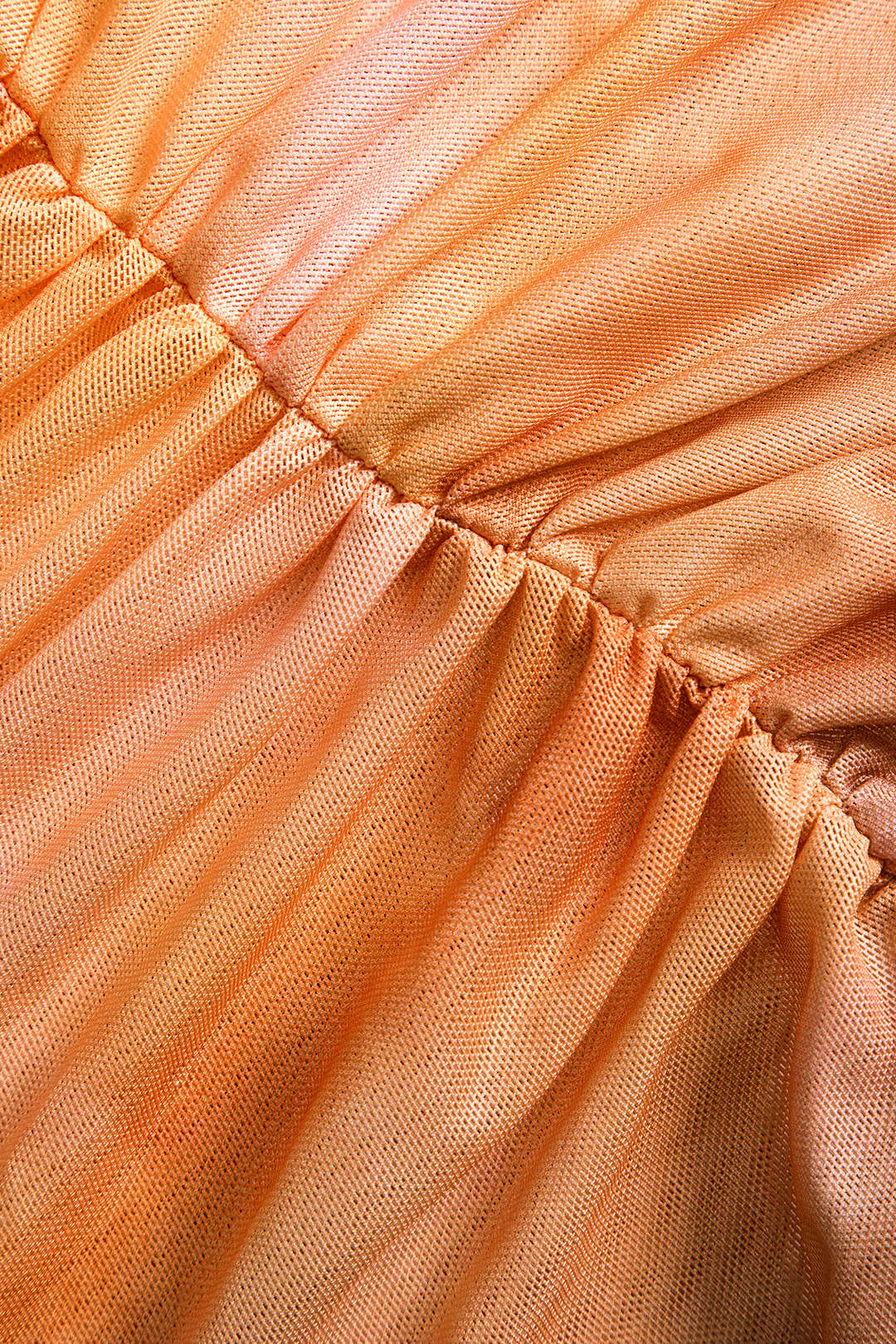 חצאית רשת עם הדפס אומברה 