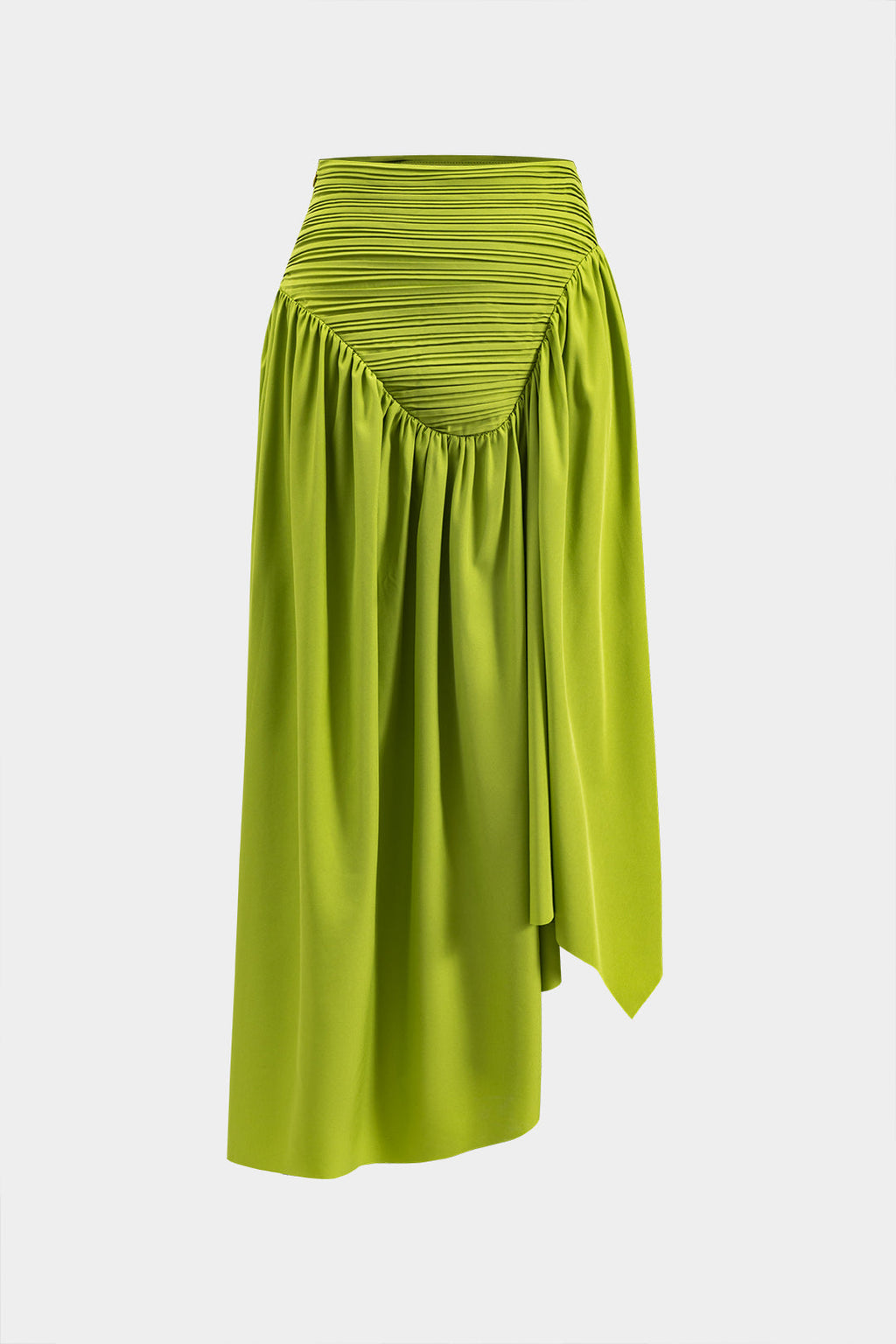 חצאית אסימטרית קפלים 