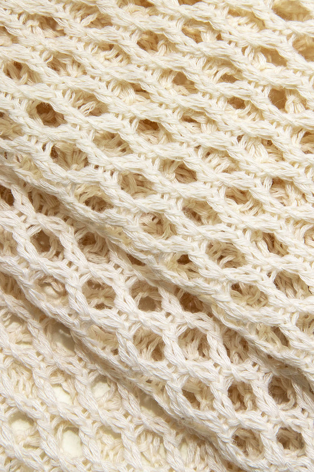 Conjunto Corto De Punto Con Escote En V Crochet Mujer