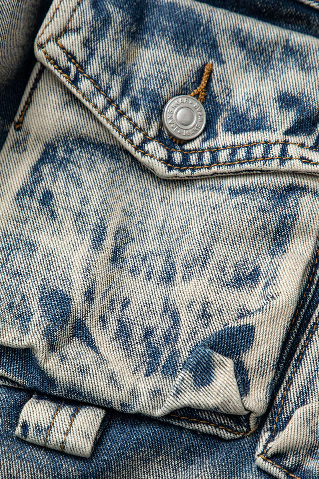 Jeans Cargo De Pierna Ancha Con Ombre Y Bolsillos Multiples