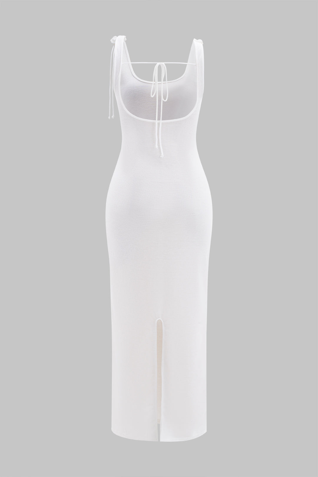 Vestido Maxi Patrón Floral 3D Sin Tirantes Silueta Recta