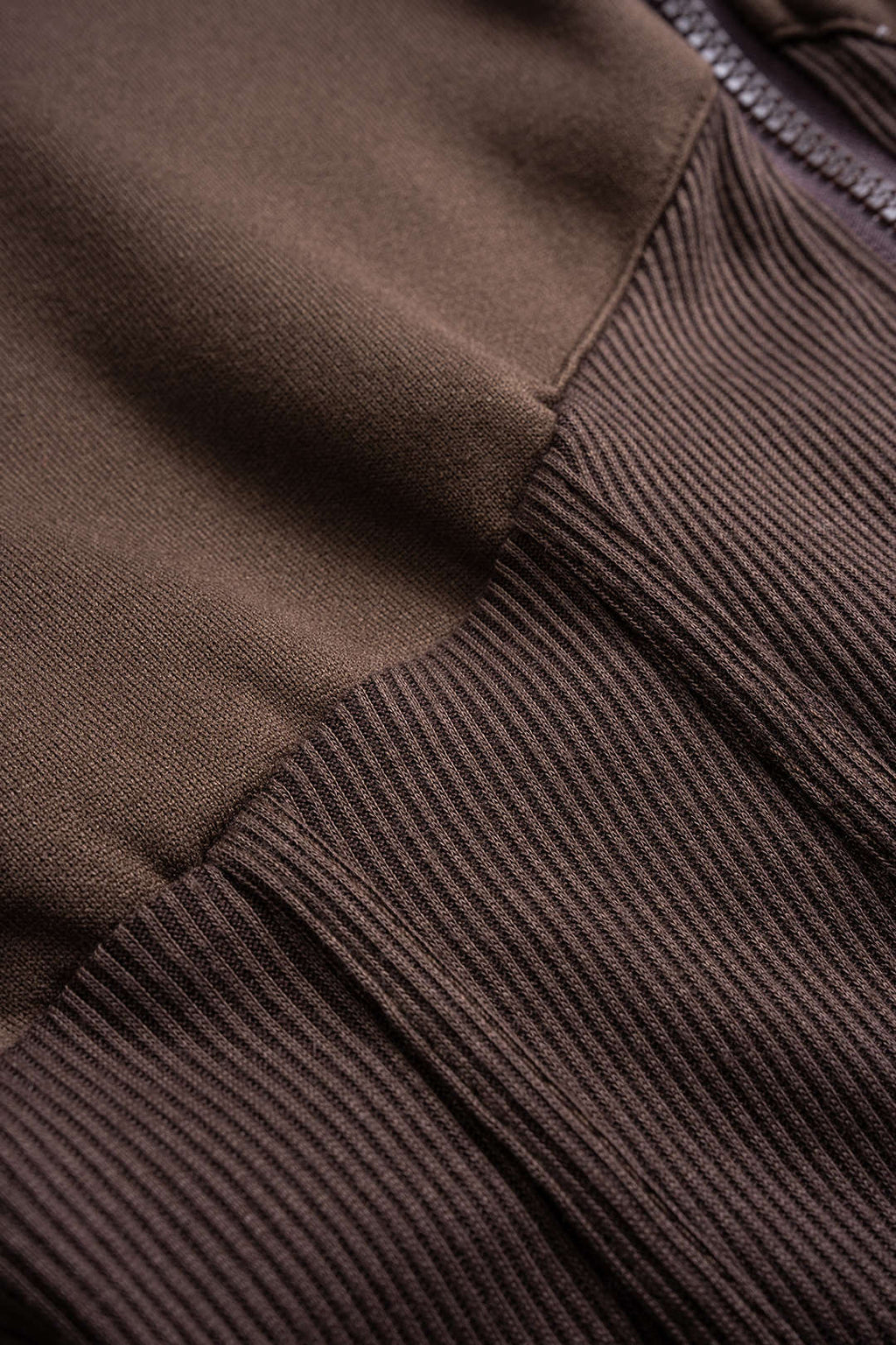 Drawstring Patchwork Hooded Sweatshirt