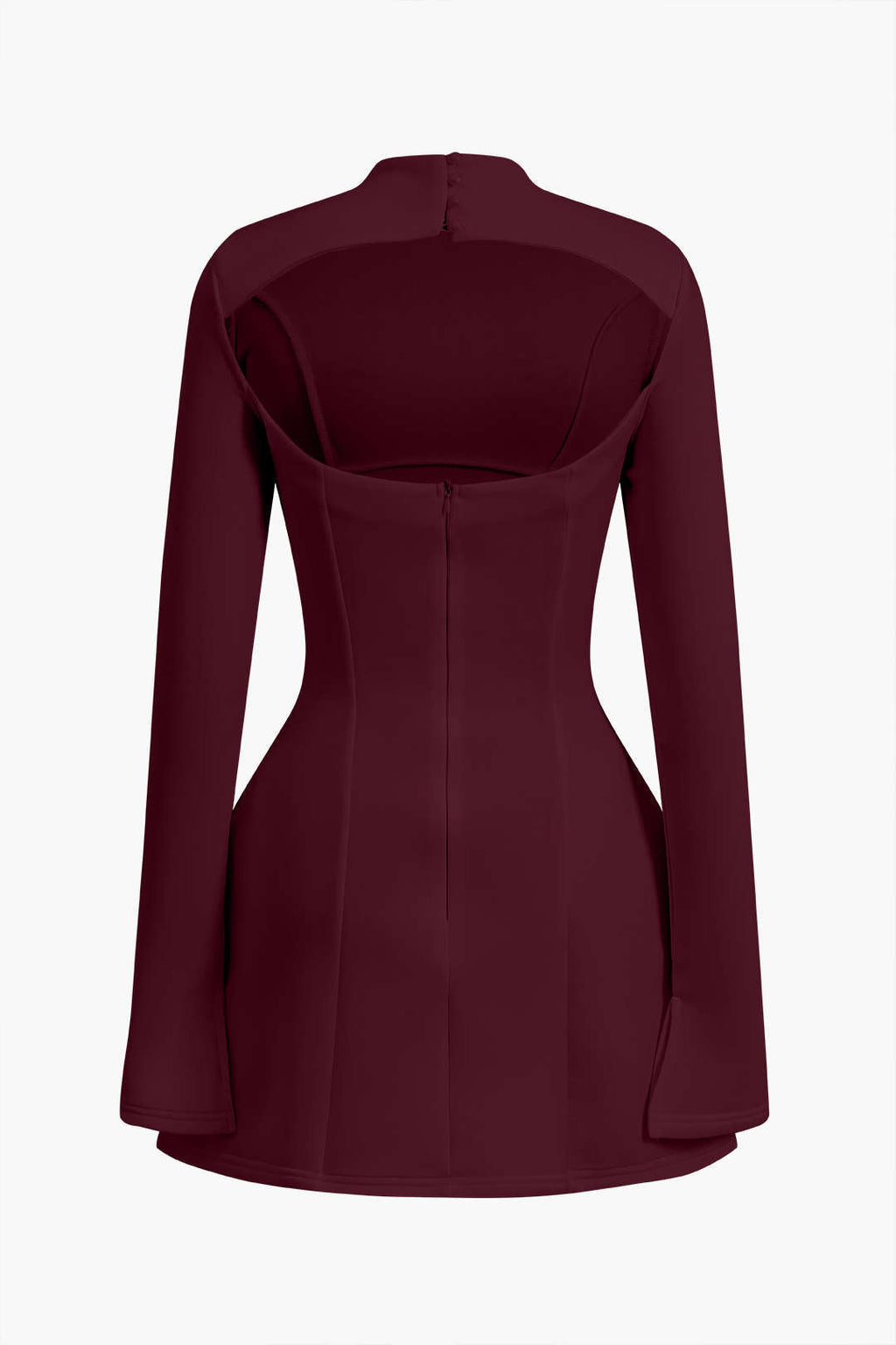 Vestido Mini Con Espalda Descubierta Silueta Baja Elegante