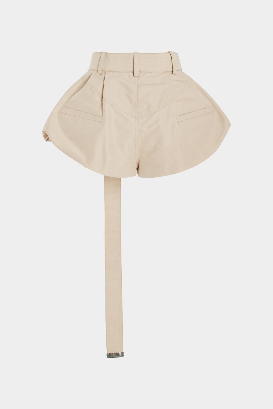 Shorts Minimalistas Con Cinturón Para Uso Diario Casual
