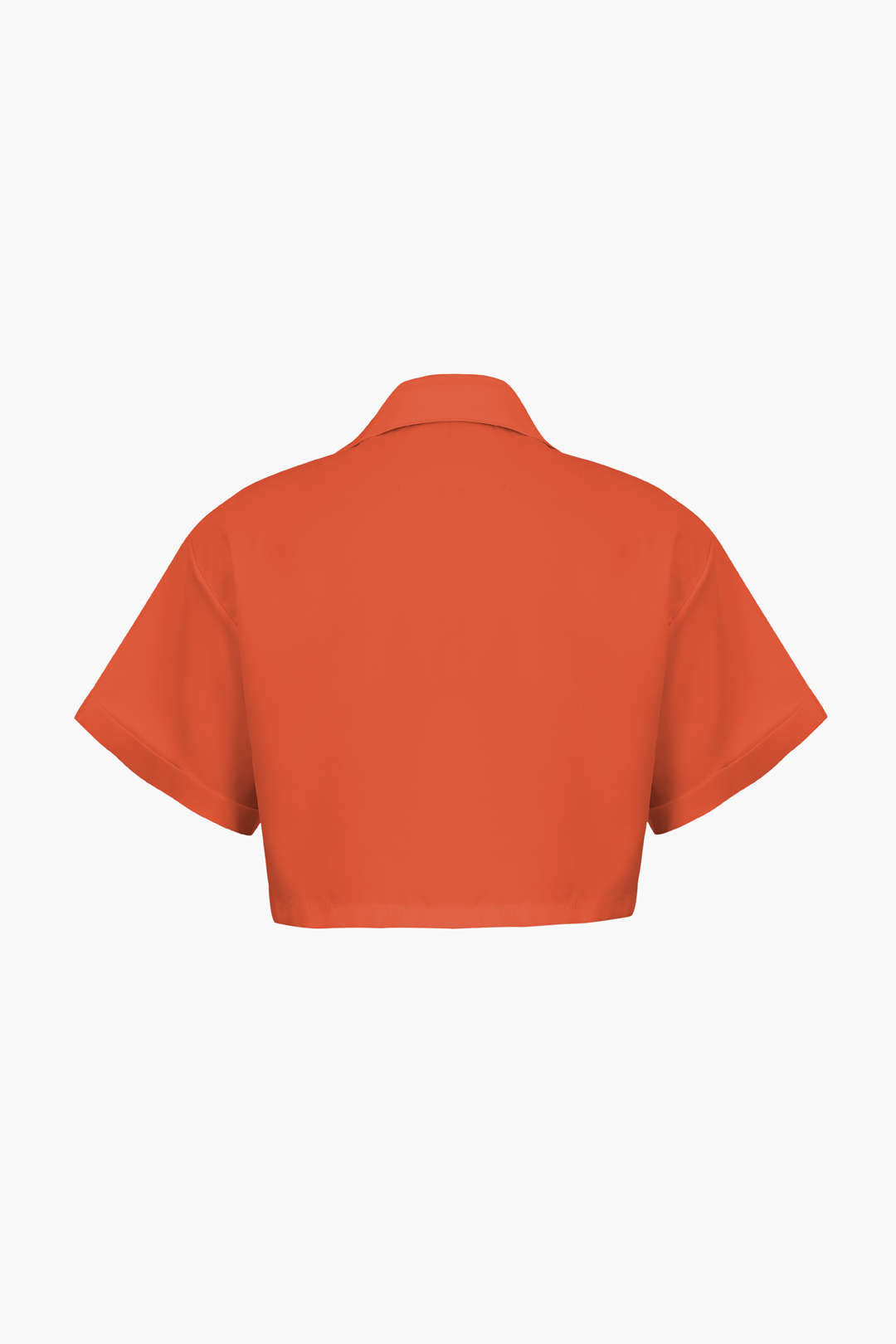 Camisa Básica Con Bolsillo Solapa Plisado Para Uso Diario