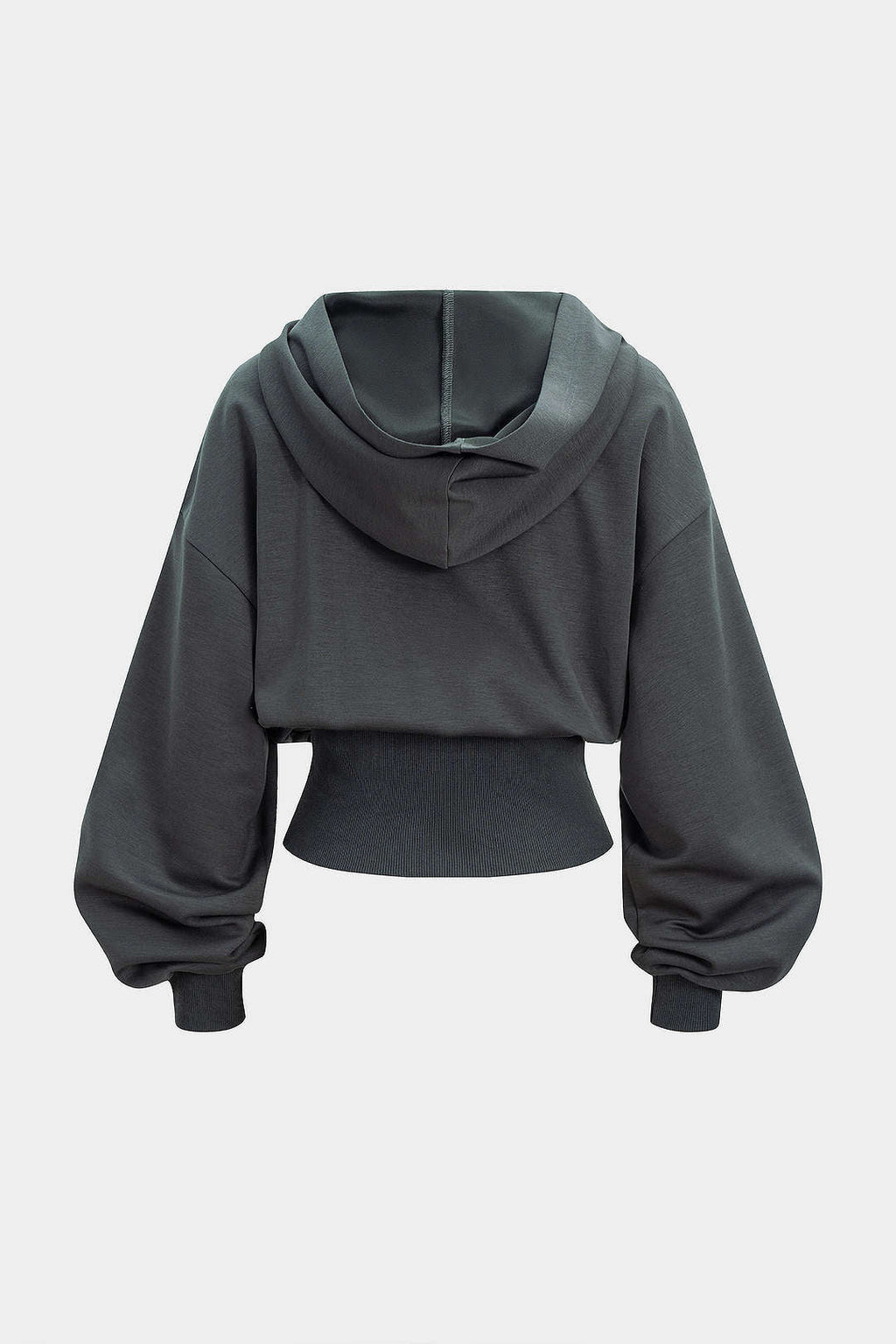 Letter Embroidery Long-Sleeve Hoodie